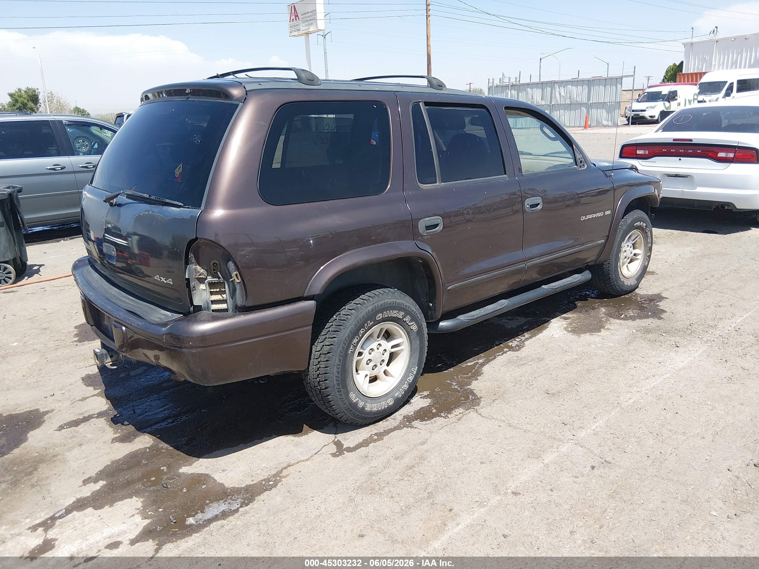 1998 Dodge Durango Slt Burgundy vin: 1B4HS28Y7WF185833