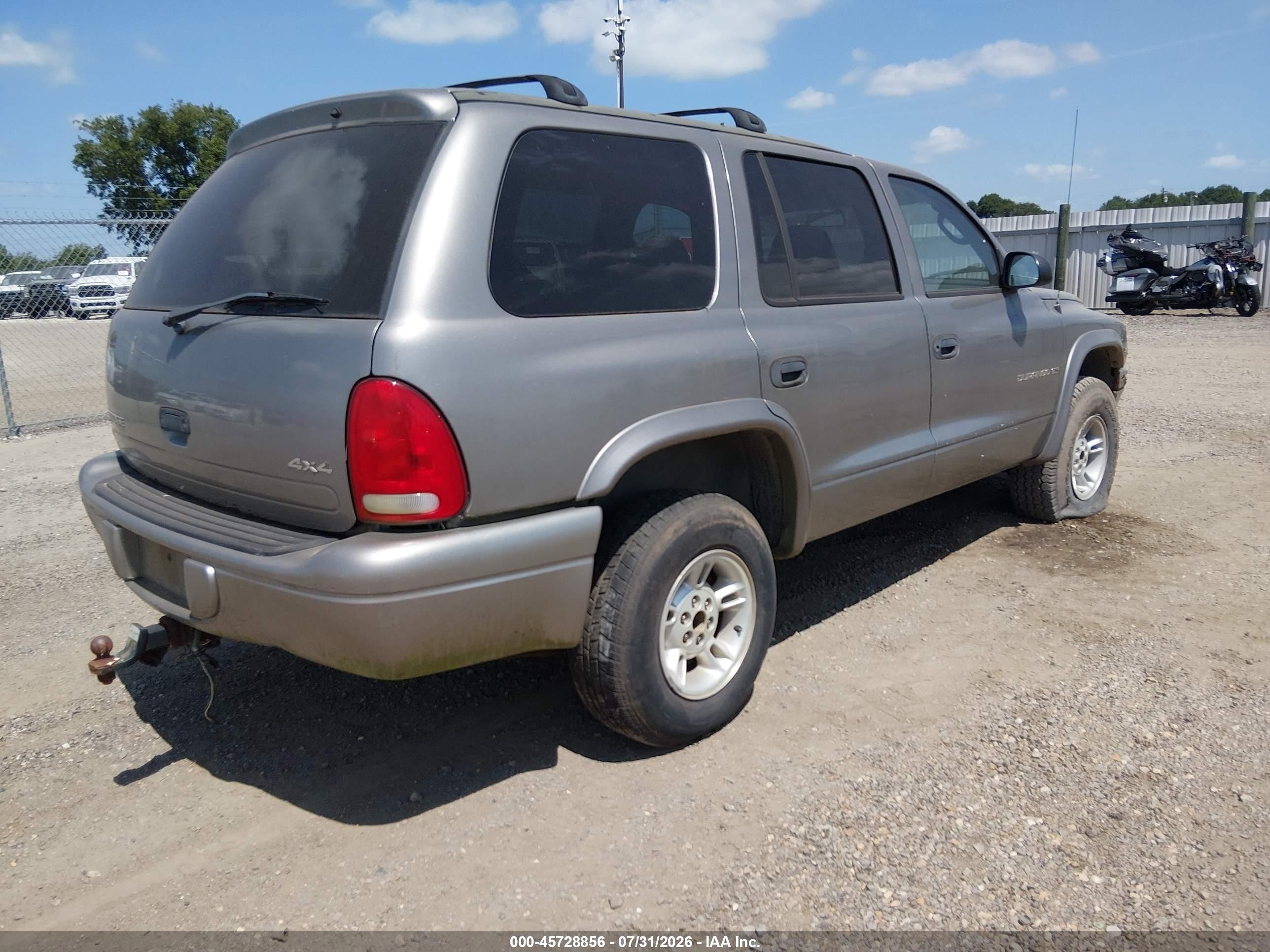 1999 Dodge Durango   Gray vin: 1B4HS28Y8XF608761