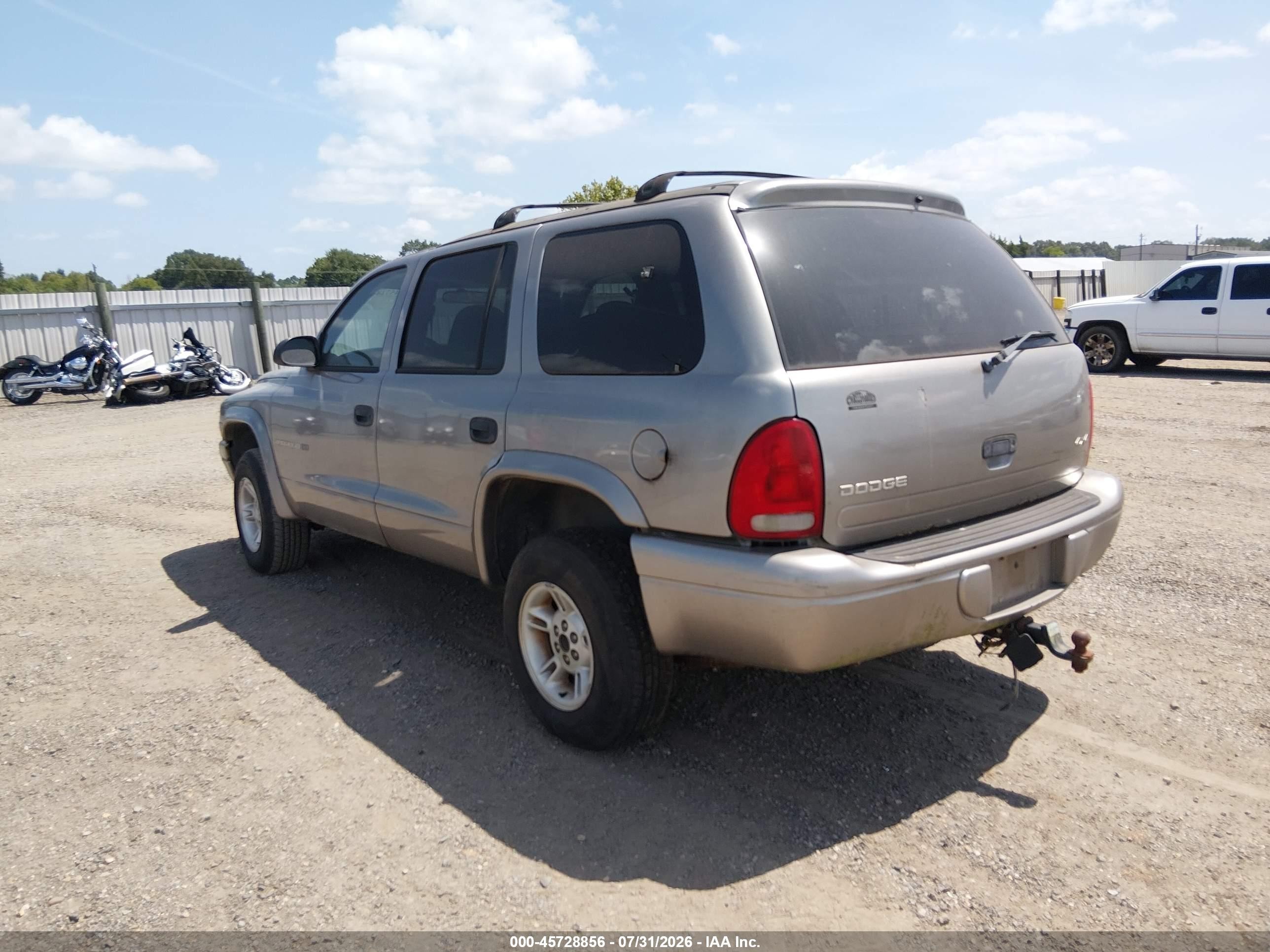 1999 Dodge Durango   Gray vin: 1B4HS28Y8XF608761