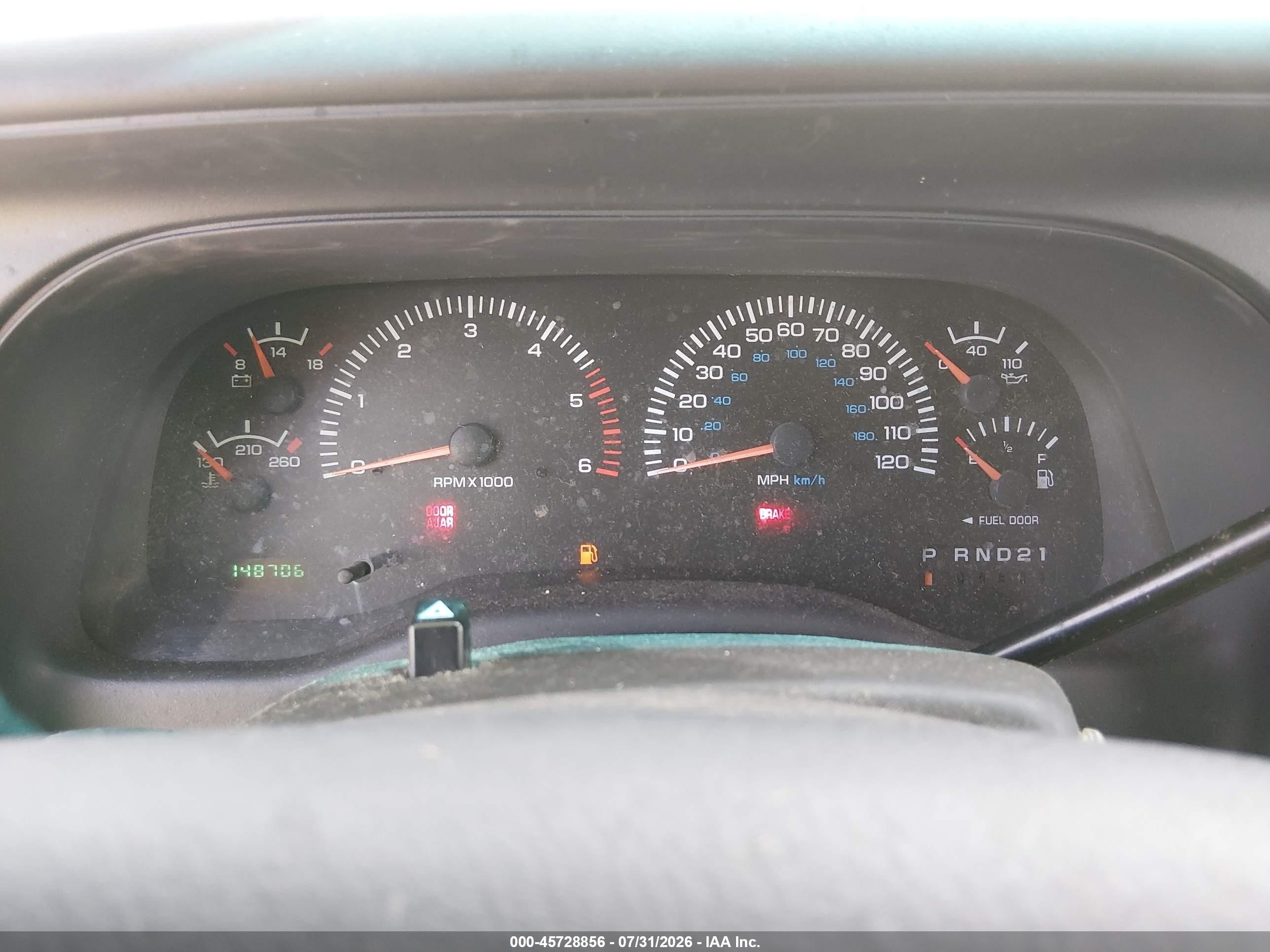 1999 Dodge Durango   Gray vin: 1B4HS28Y8XF608761