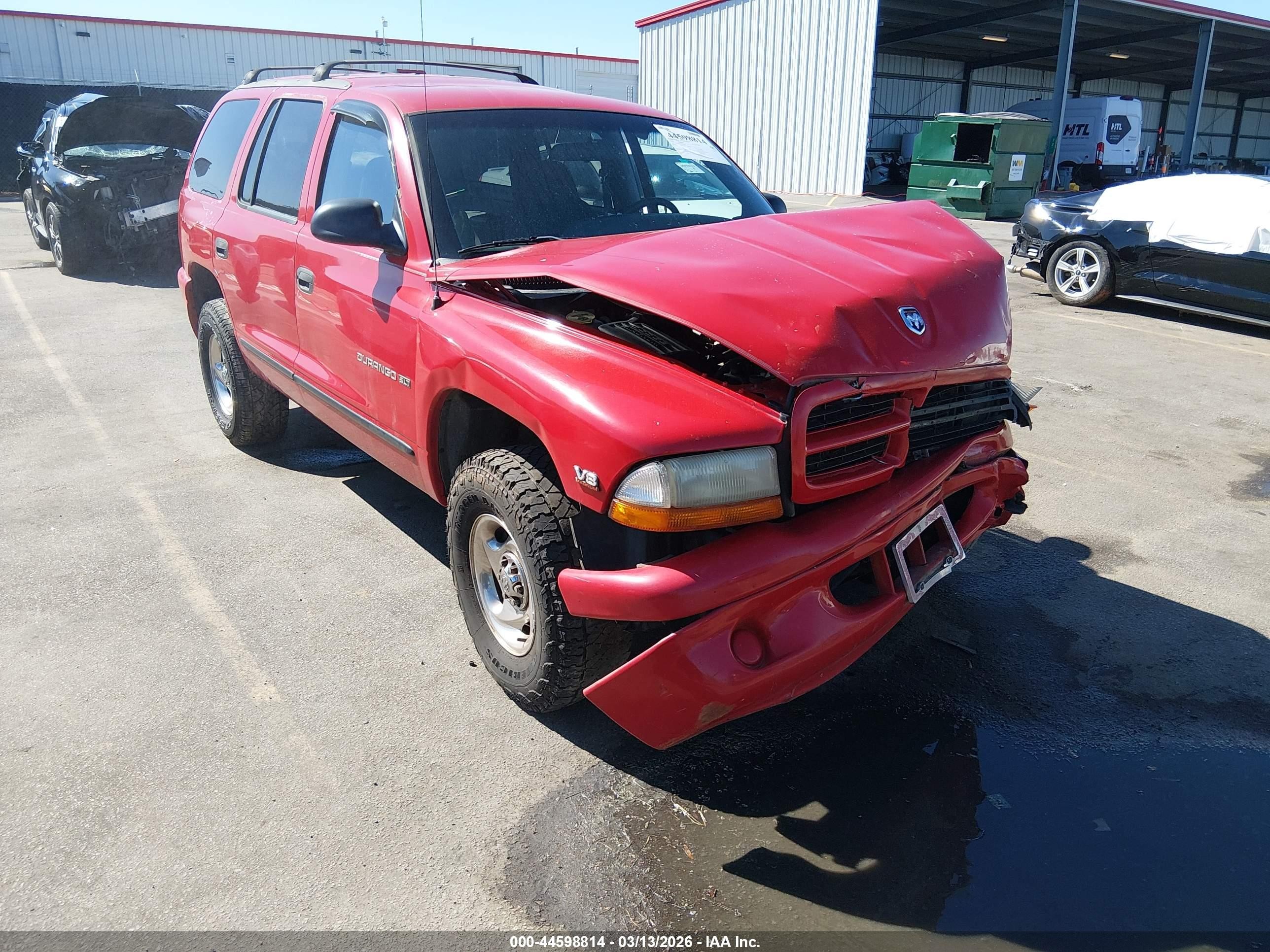 1998 Dodge Durango Slt Red vin: 1B4HS28Y9WF187602