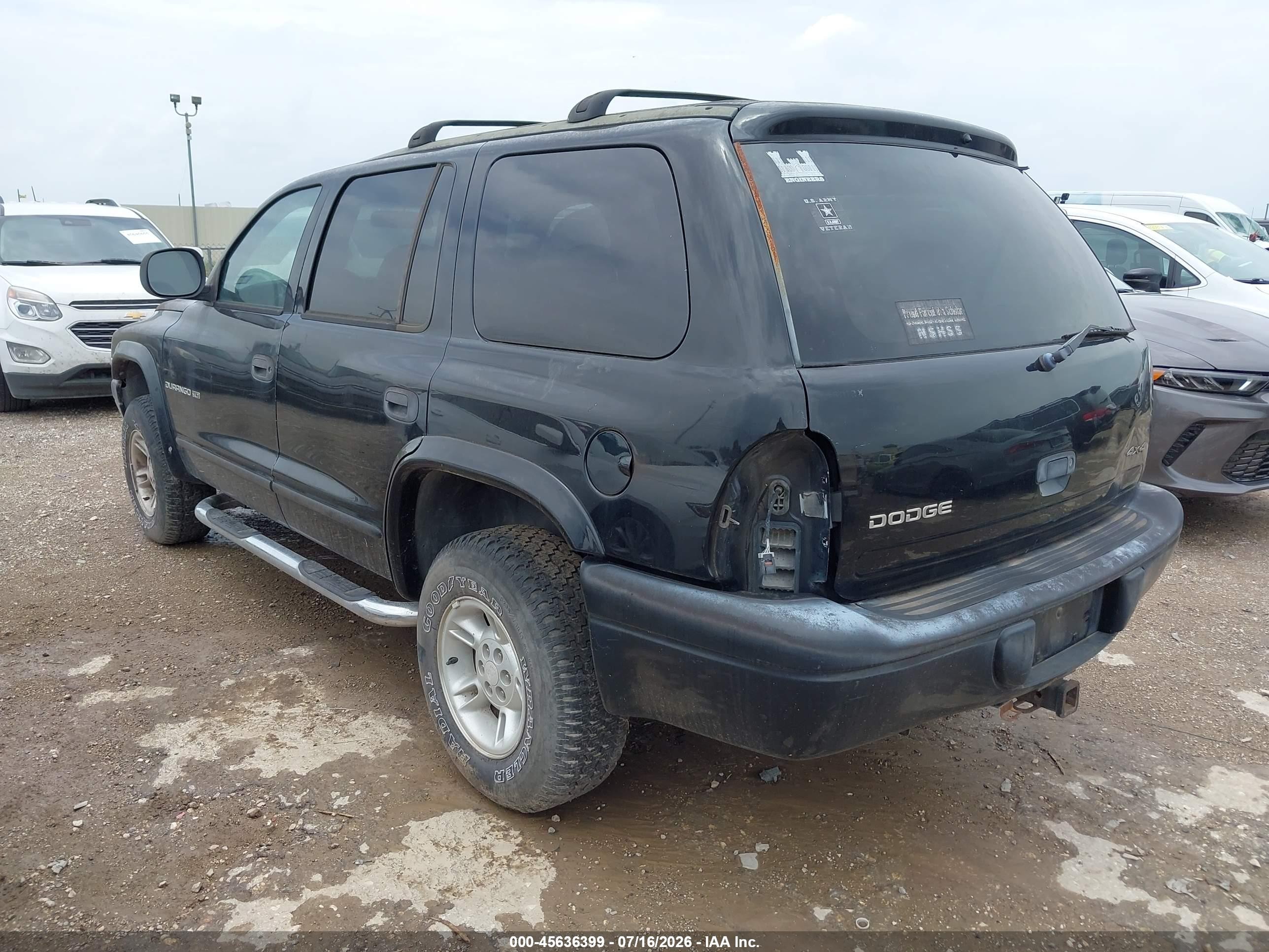 1998 Dodge Durango Slt Black vin: 1B4HS28YXWF168962