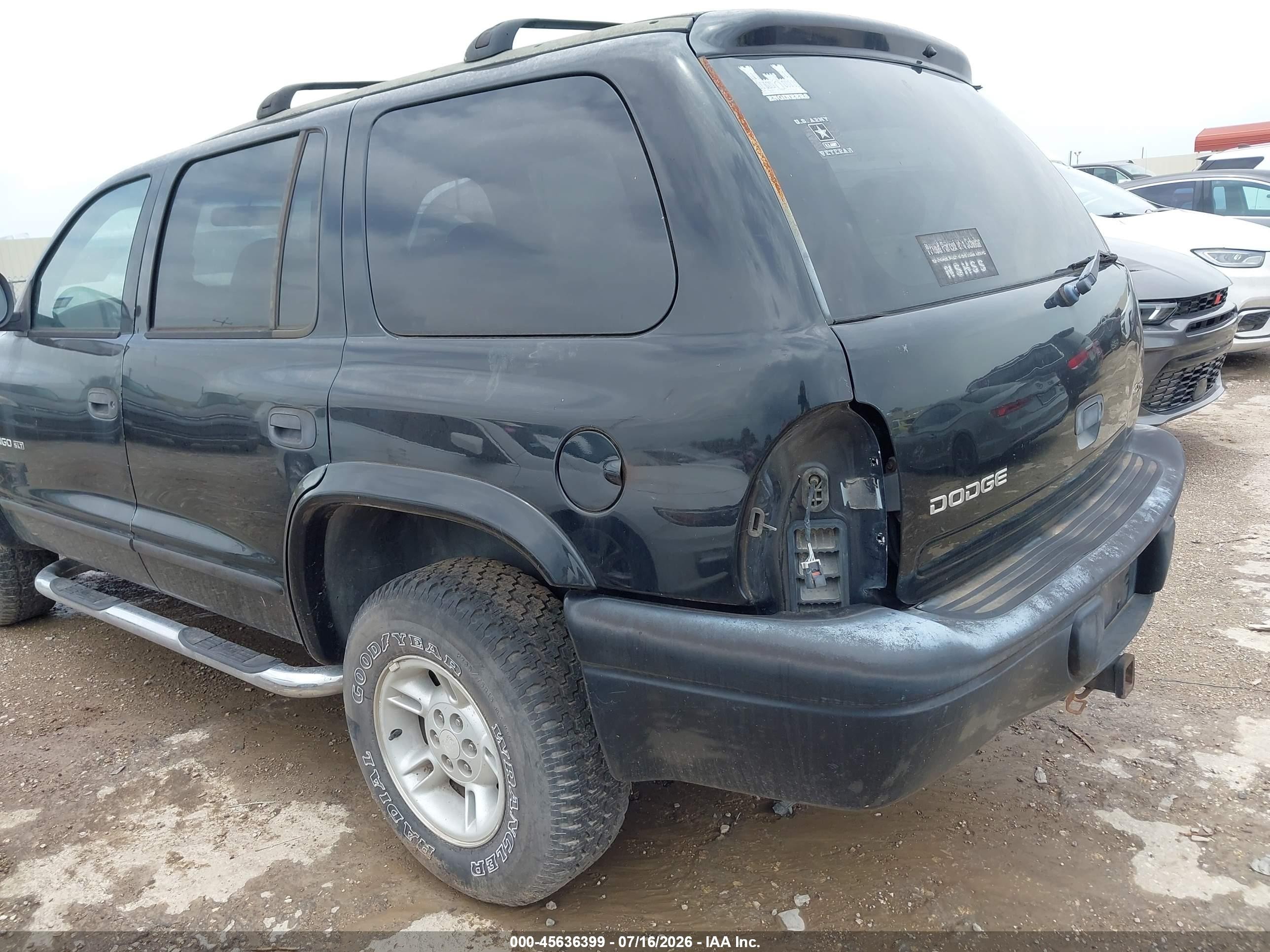 1998 Dodge Durango Slt Black vin: 1B4HS28YXWF168962