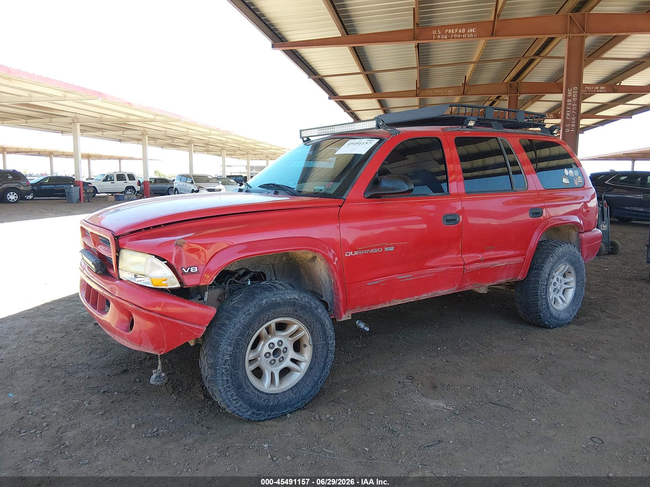 2000 Dodge Durango   Red vin: 1B4HS28Z0YF286921