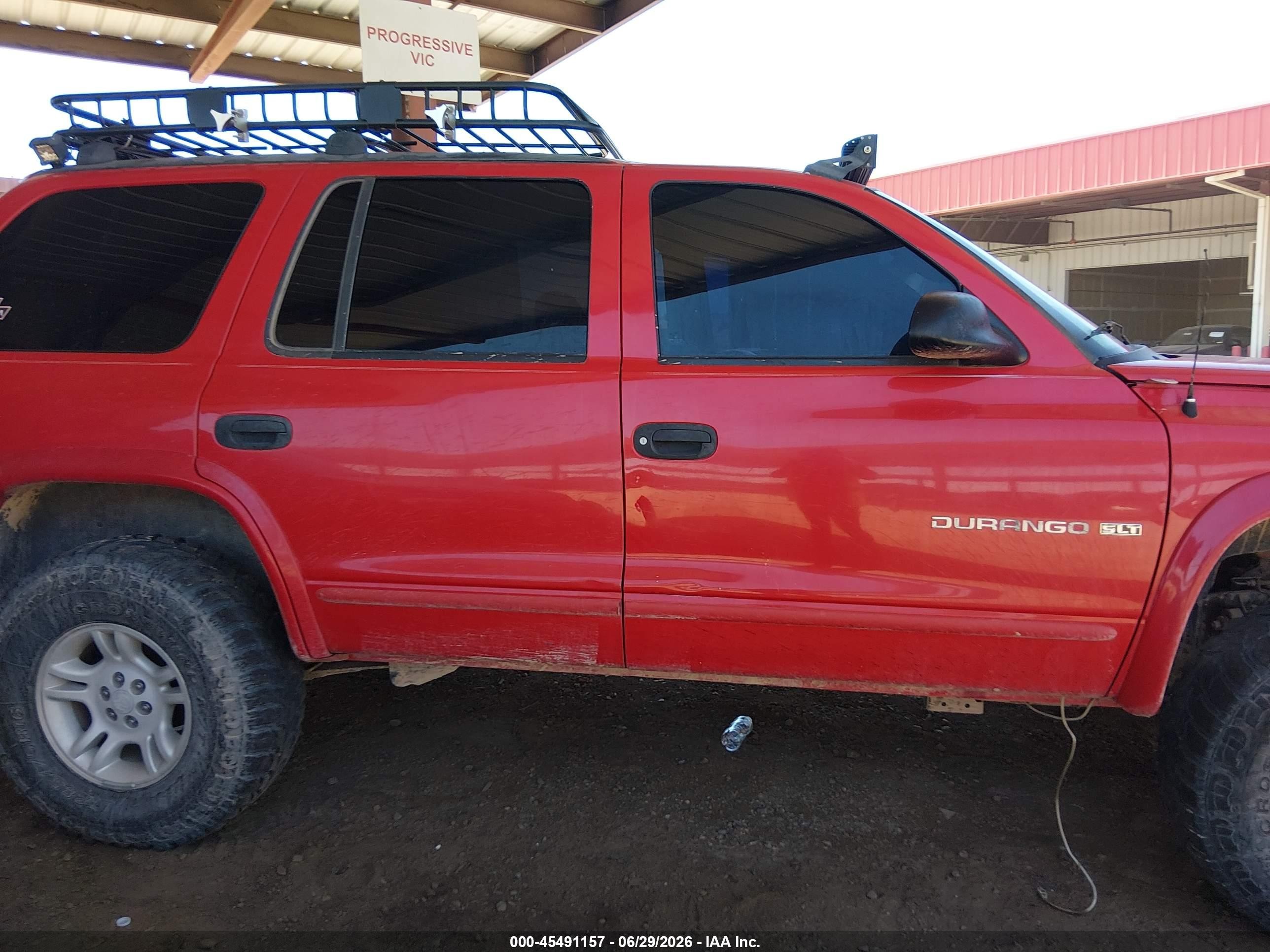 2000 Dodge Durango   Red vin: 1B4HS28Z0YF286921