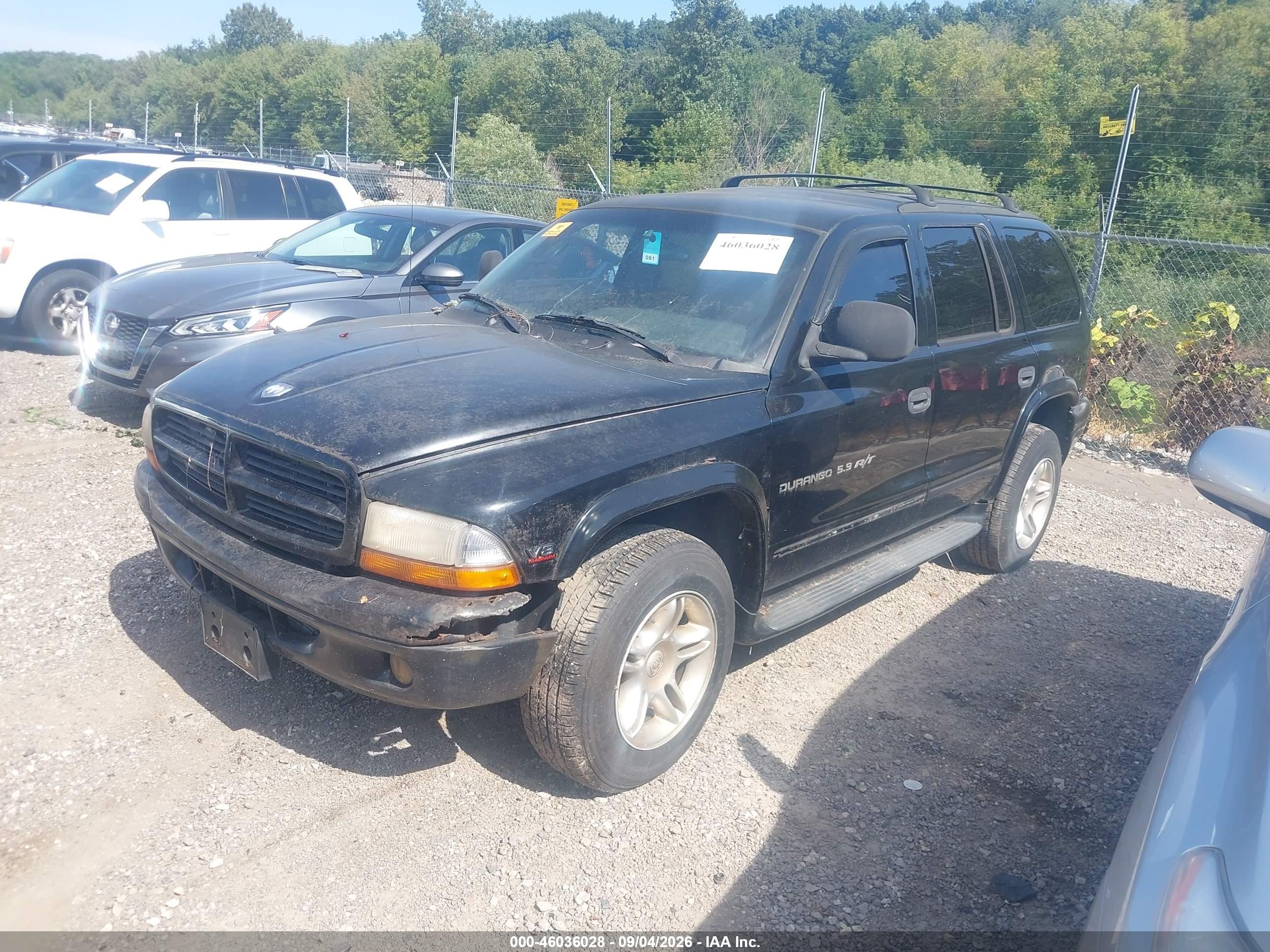 2000 Dodge Durango   Black vin: 1B4HS28Z0YF295862