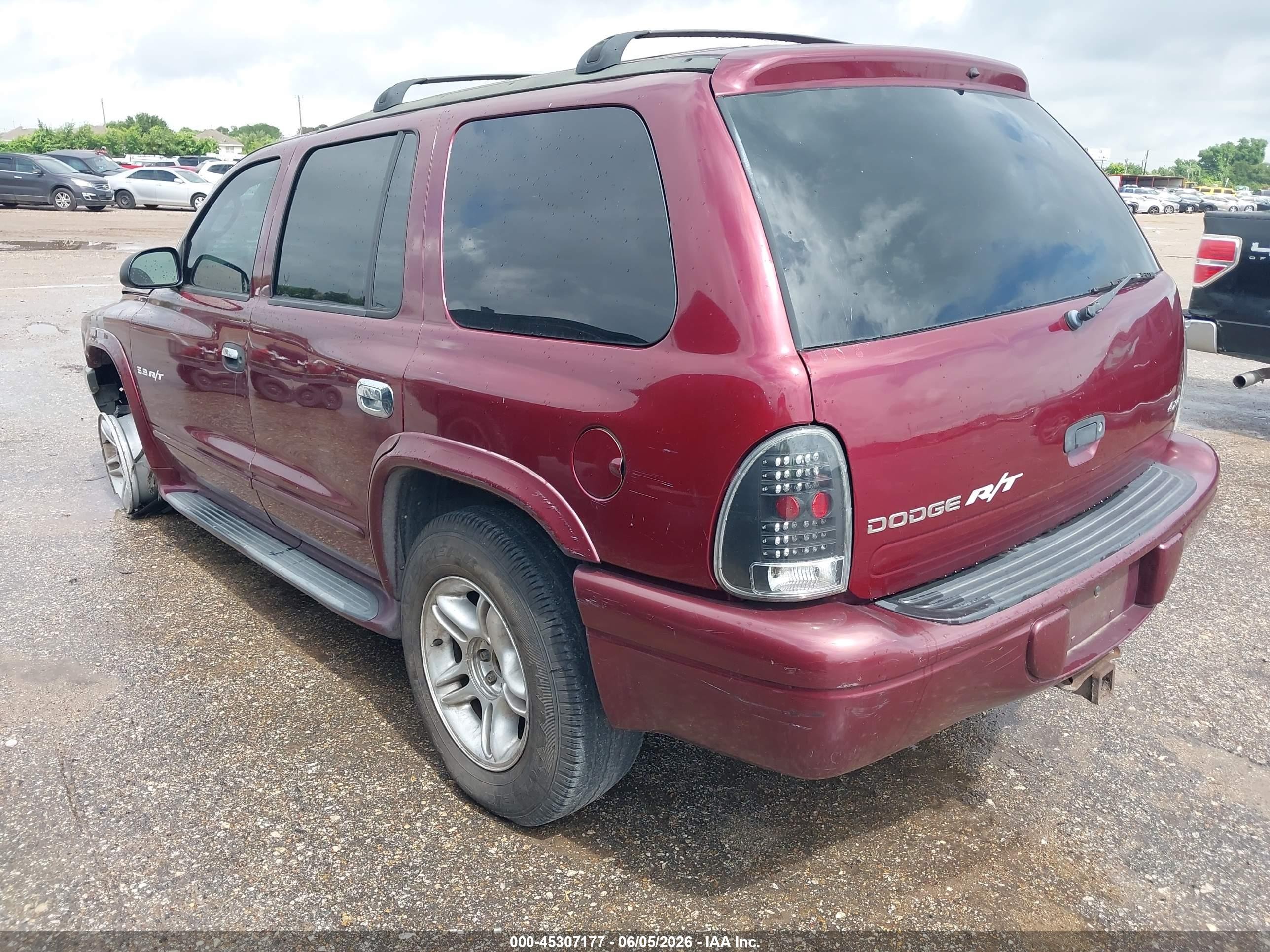 2001 Dodge Durango Slt Maroon vin: 1B4HS28Z11F533336