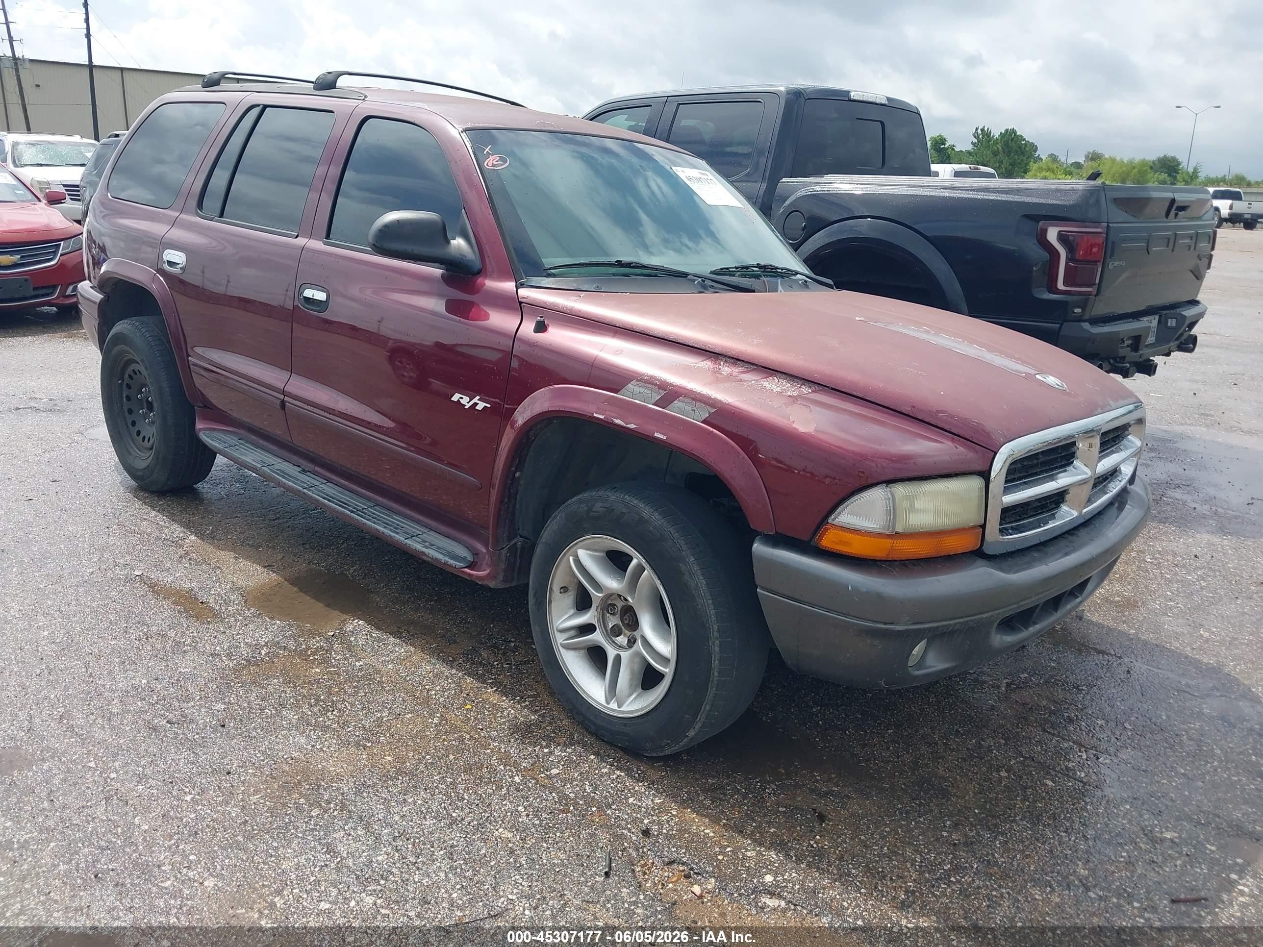 2001 Dodge Durango Slt Maroon vin: 1B4HS28Z11F533336