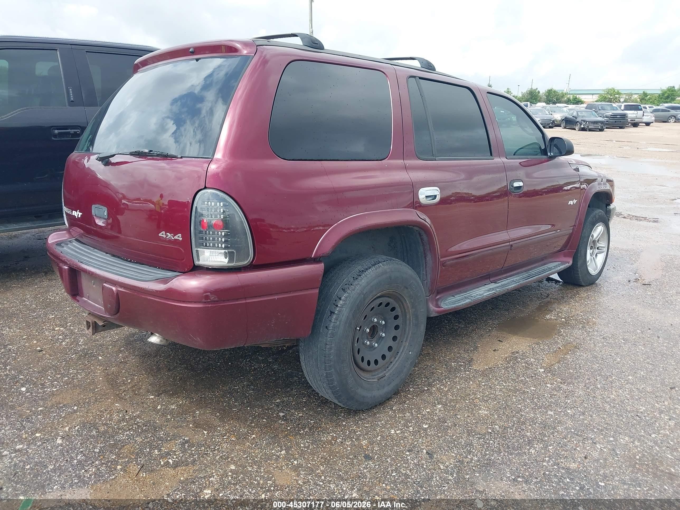 2001 Dodge Durango Slt Maroon vin: 1B4HS28Z11F533336