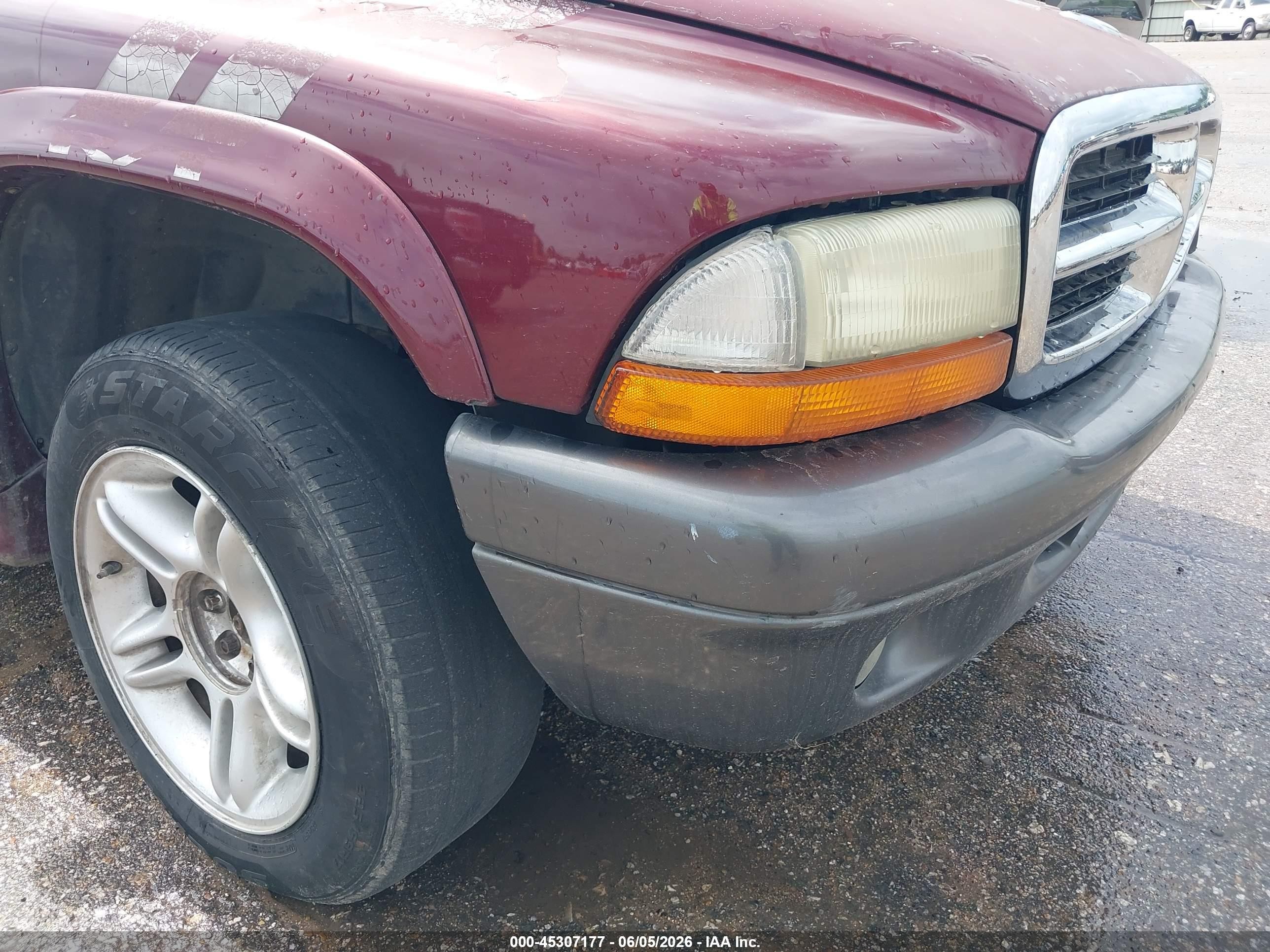 2001 Dodge Durango Slt Maroon vin: 1B4HS28Z11F533336