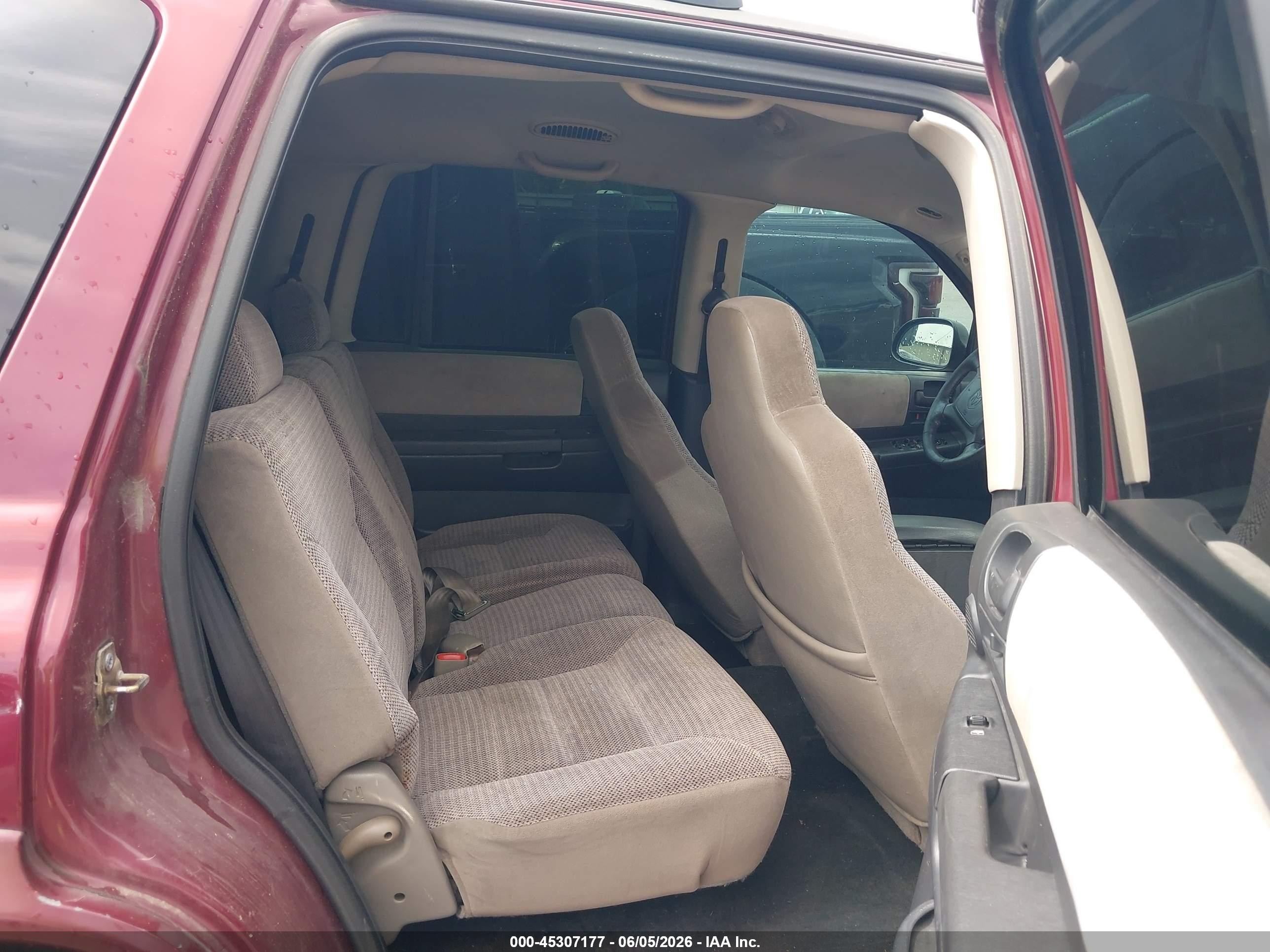 2001 Dodge Durango Slt Maroon vin: 1B4HS28Z11F533336