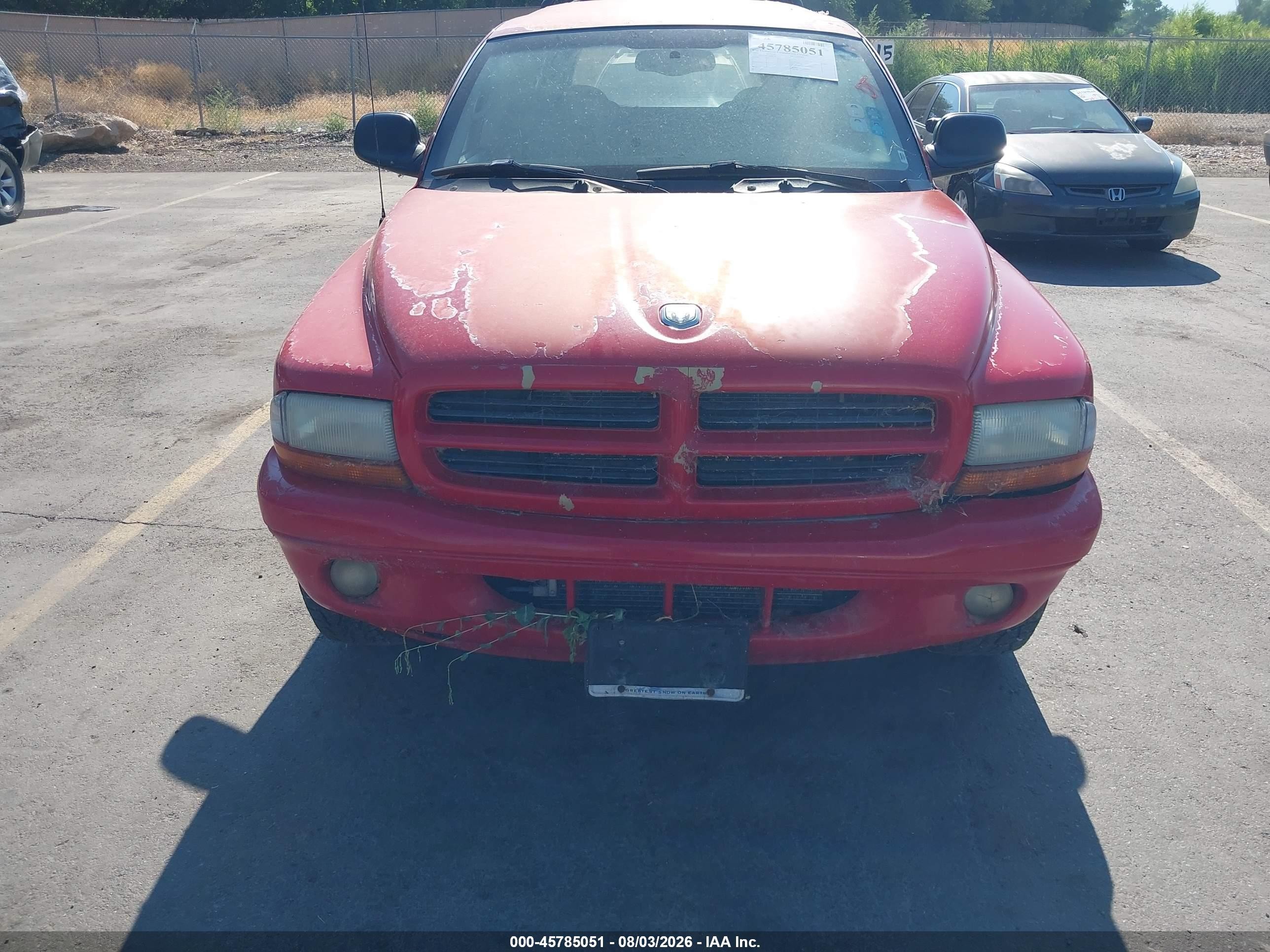 2001 Dodge Durango Slt Red vin: 1B4HS28Z11F583718