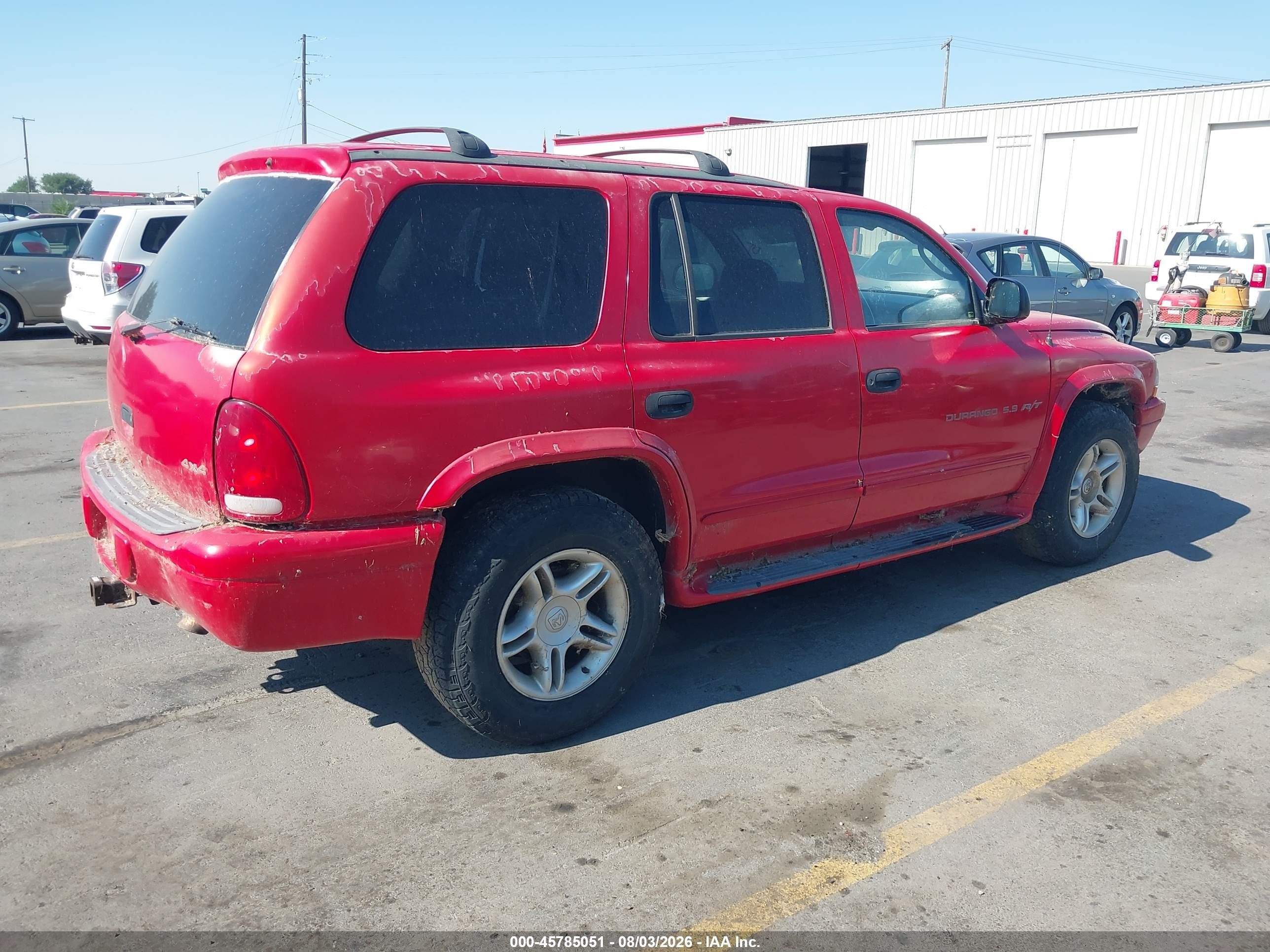 2001 Dodge Durango Slt Red vin: 1B4HS28Z11F583718