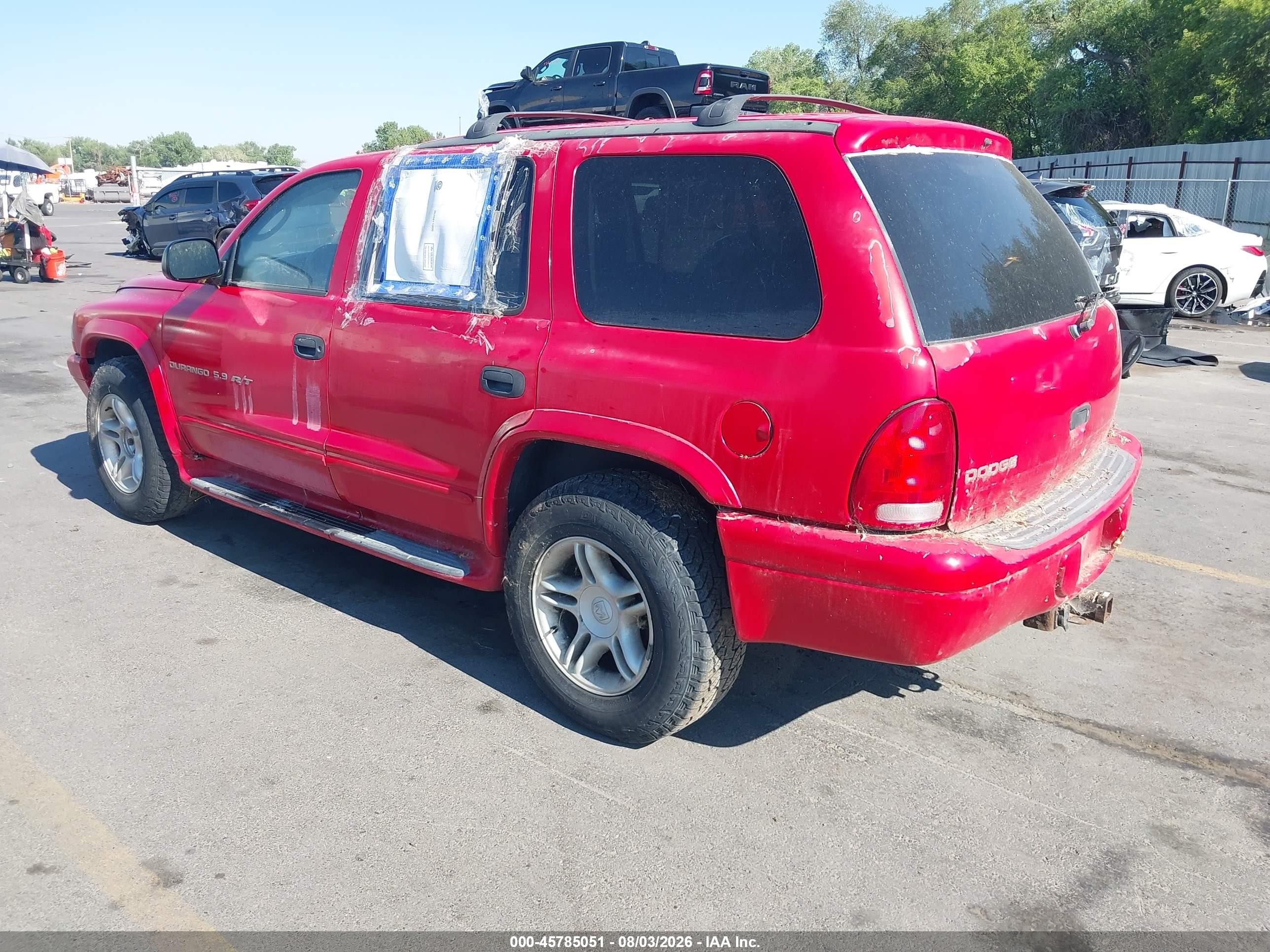 2001 Dodge Durango Slt Red vin: 1B4HS28Z11F583718