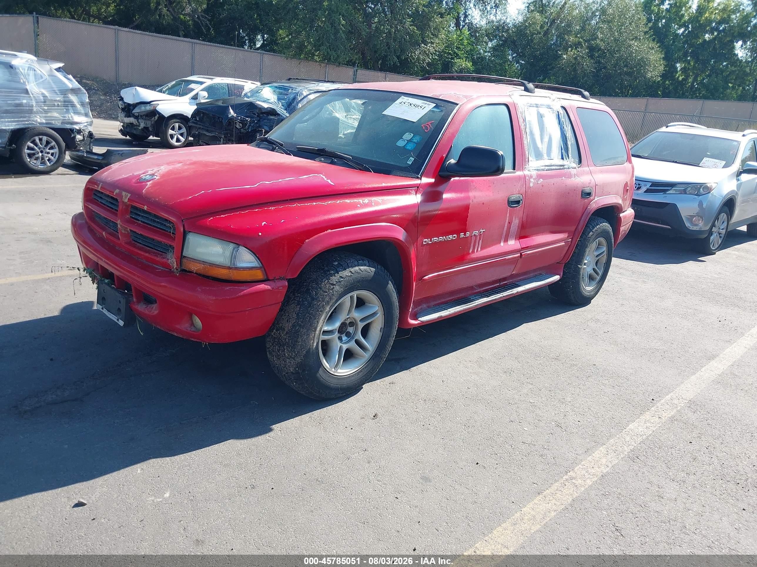 2001 Dodge Durango Slt Red vin: 1B4HS28Z11F583718