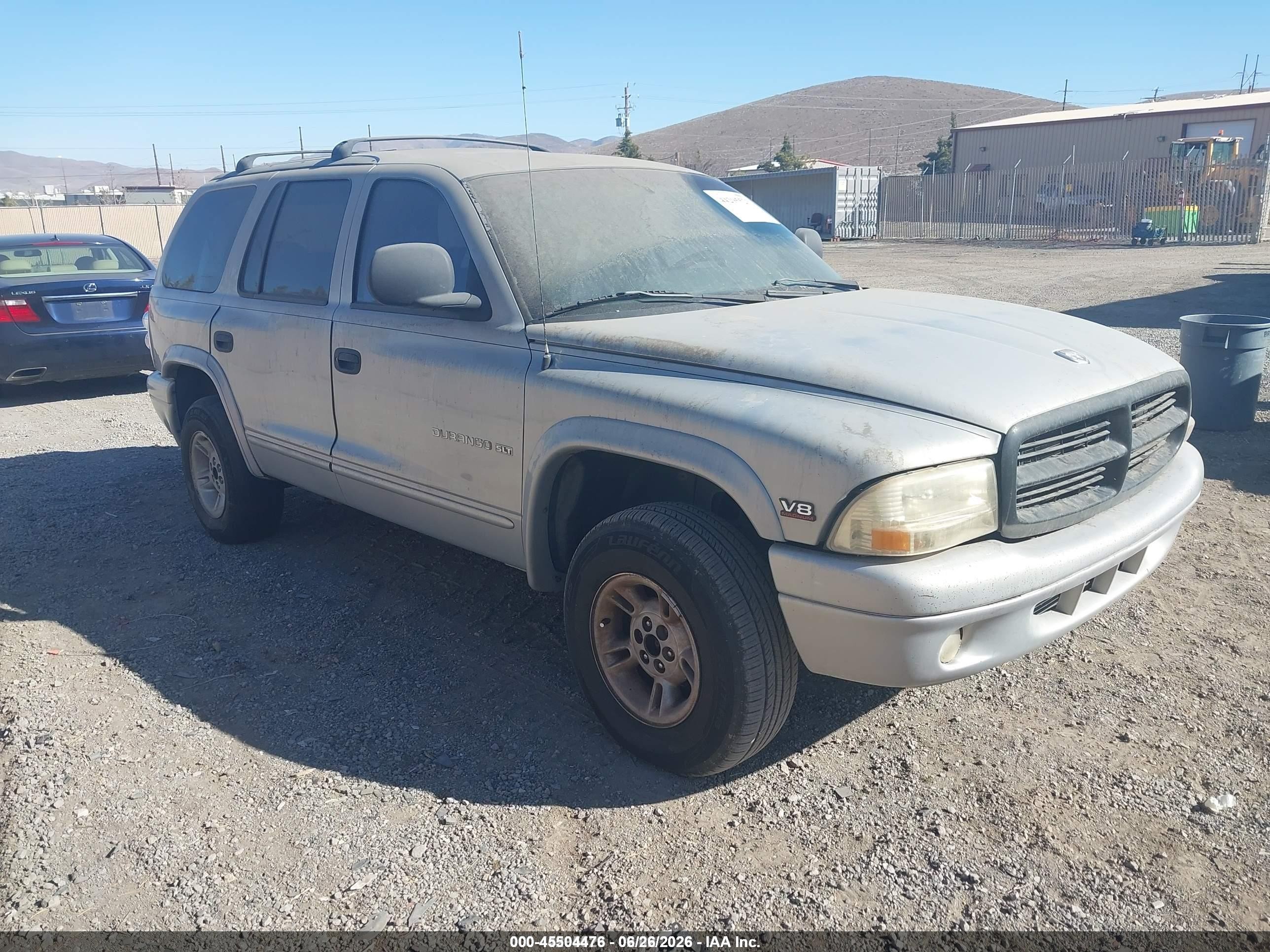 1999 Dodge Durango   Gray vin: 1B4HS28Z2XF513623