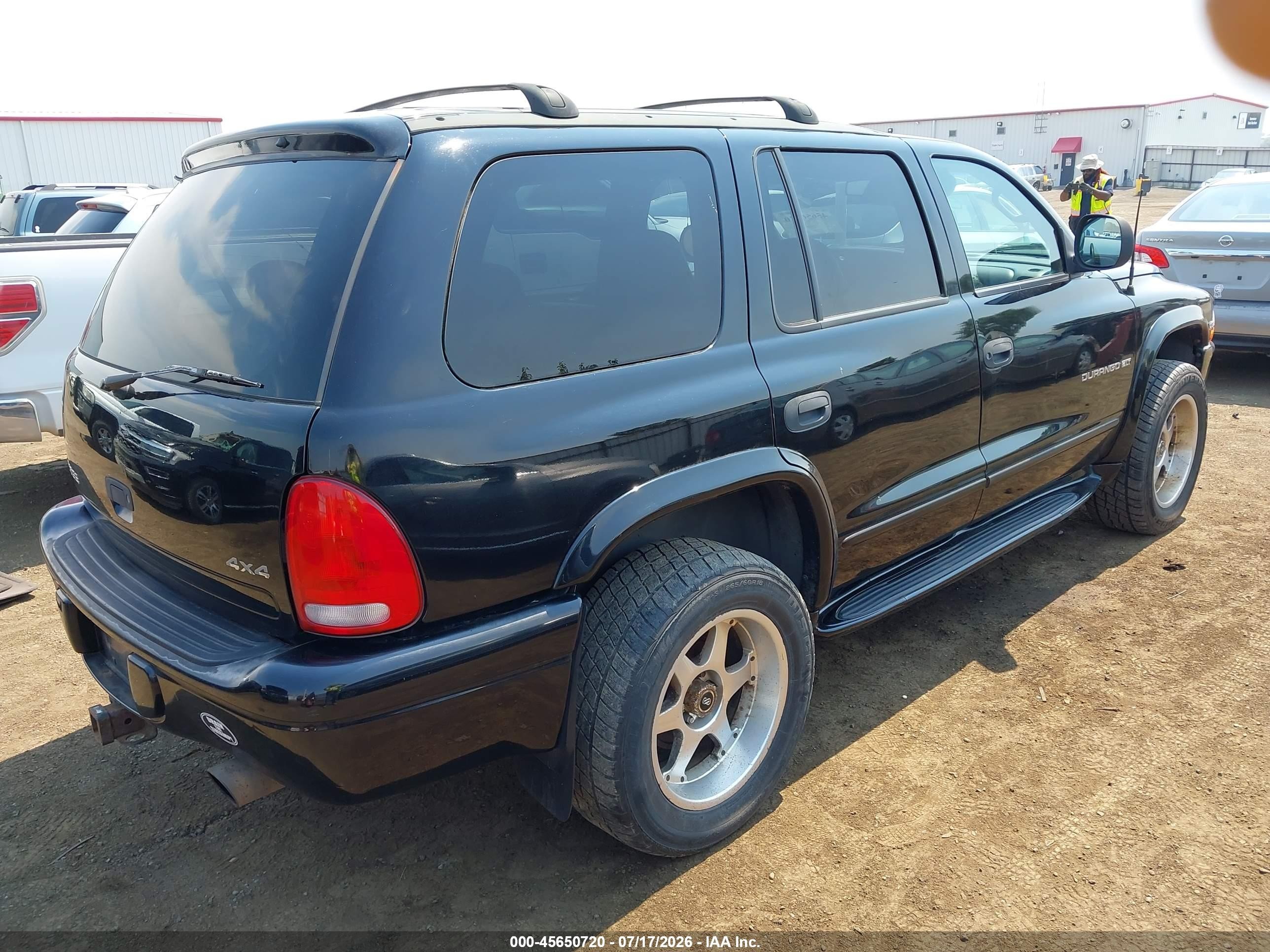 1999 Dodge Durango   Black vin: 1B4HS28Z2XF613625