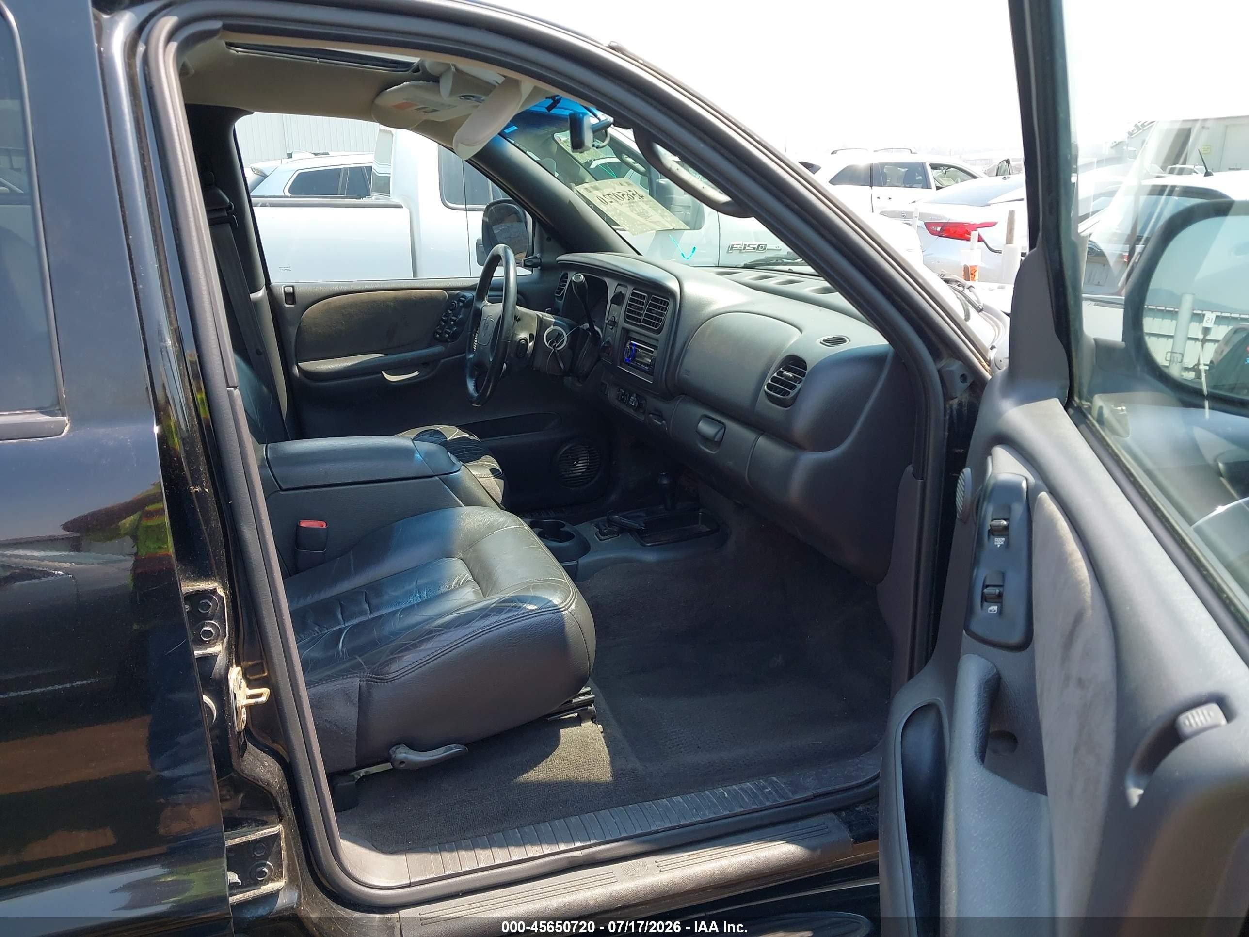 1999 Dodge Durango   Black vin: 1B4HS28Z2XF613625