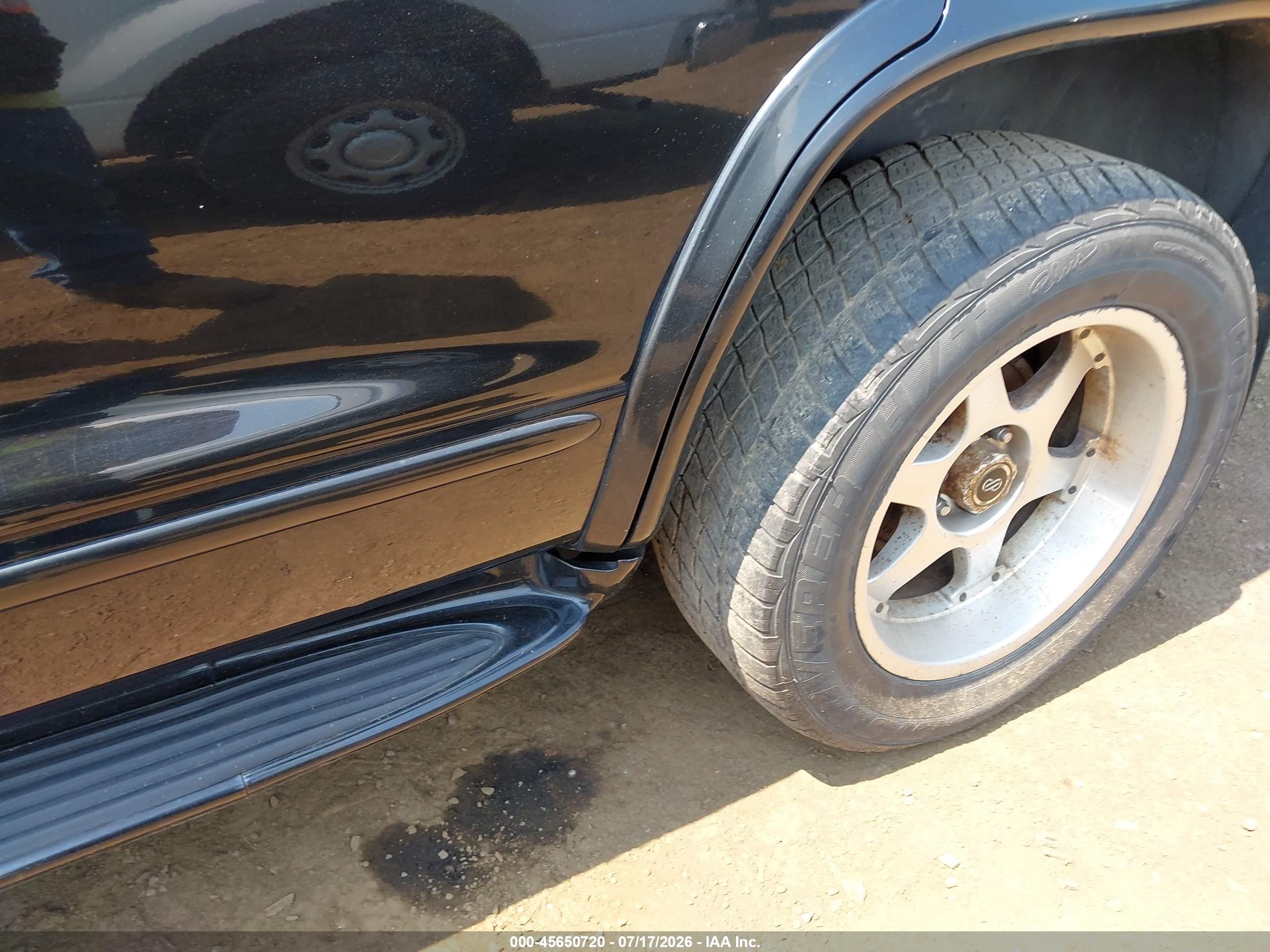 1999 Dodge Durango   Black vin: 1B4HS28Z2XF613625