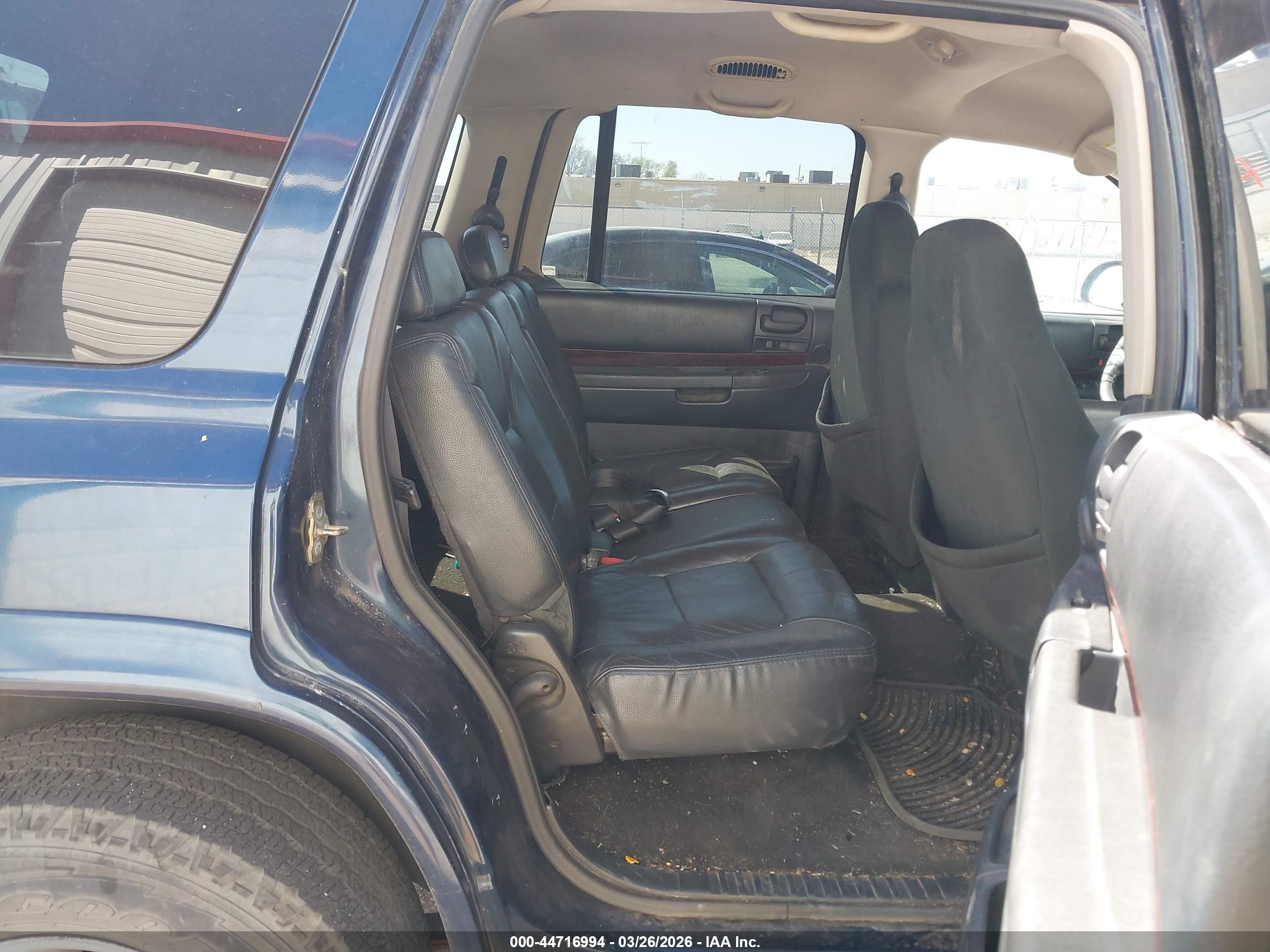 2001 Dodge Durango Slt Blue vin: 1B4HS28Z31F542278