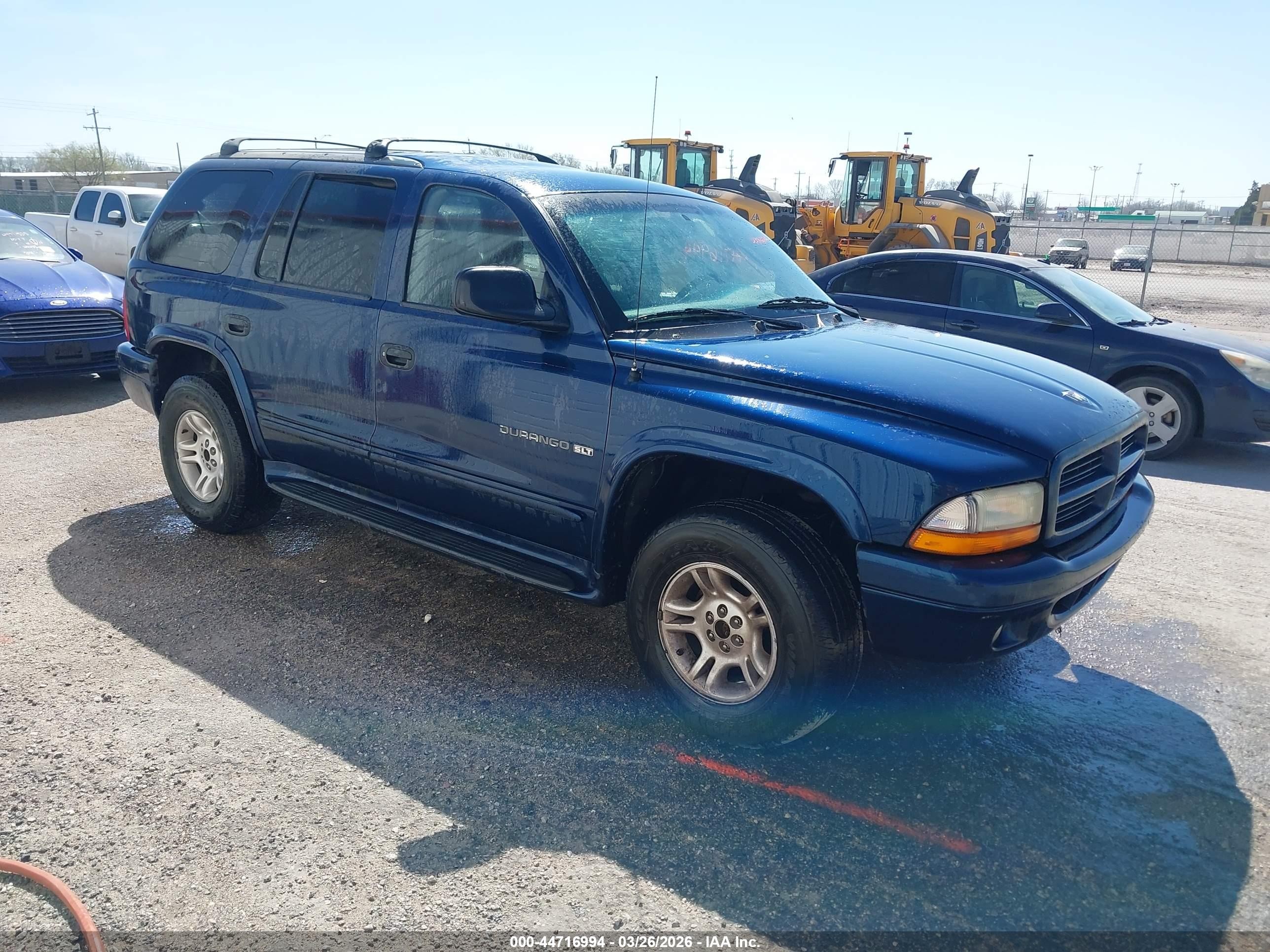 2001 Dodge Durango Slt Blue vin: 1B4HS28Z31F542278