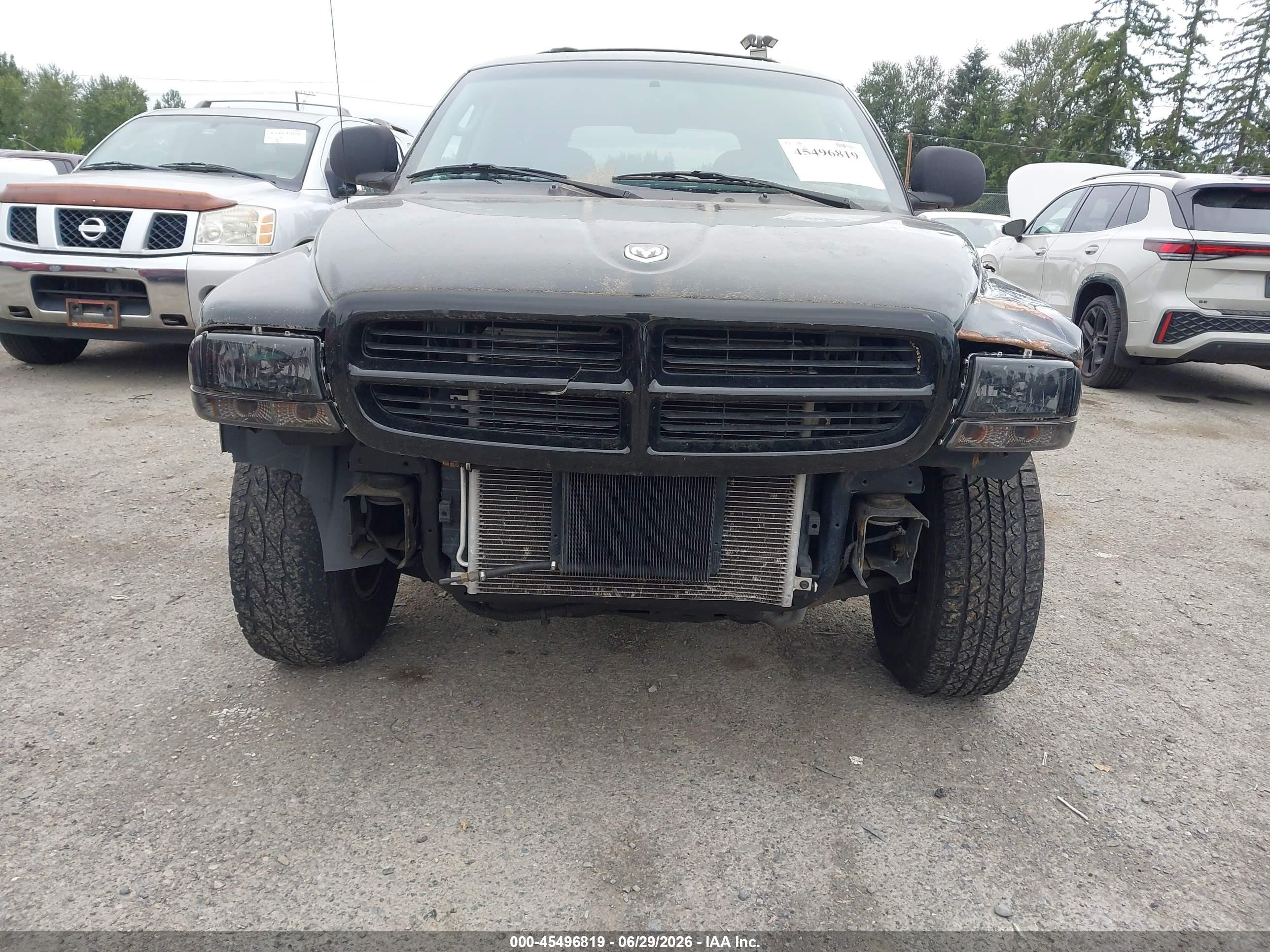2000 Dodge Durango   Черный vin: 1B4HS28Z3YF134518