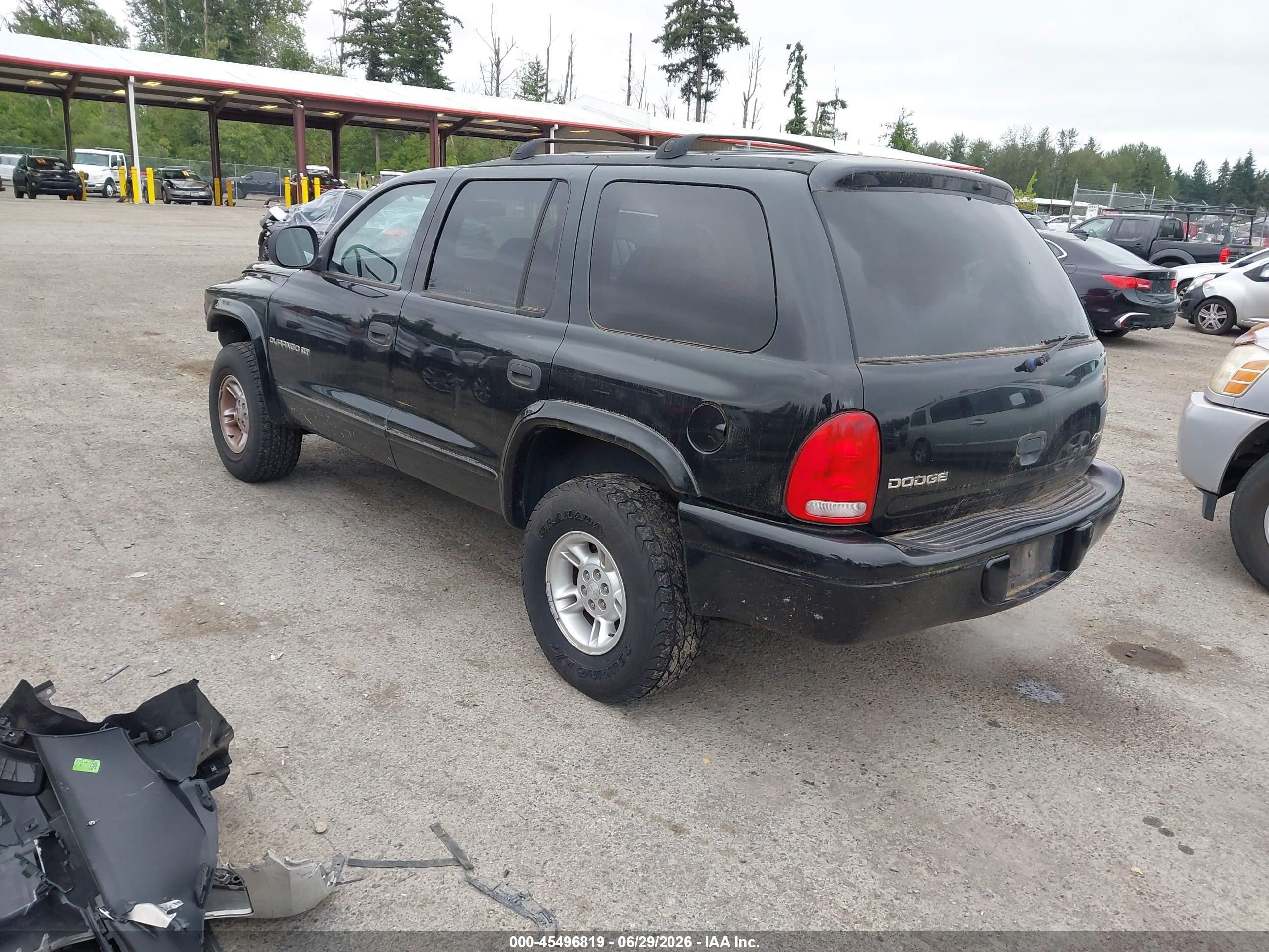 2000 Dodge Durango   Черный vin: 1B4HS28Z3YF134518