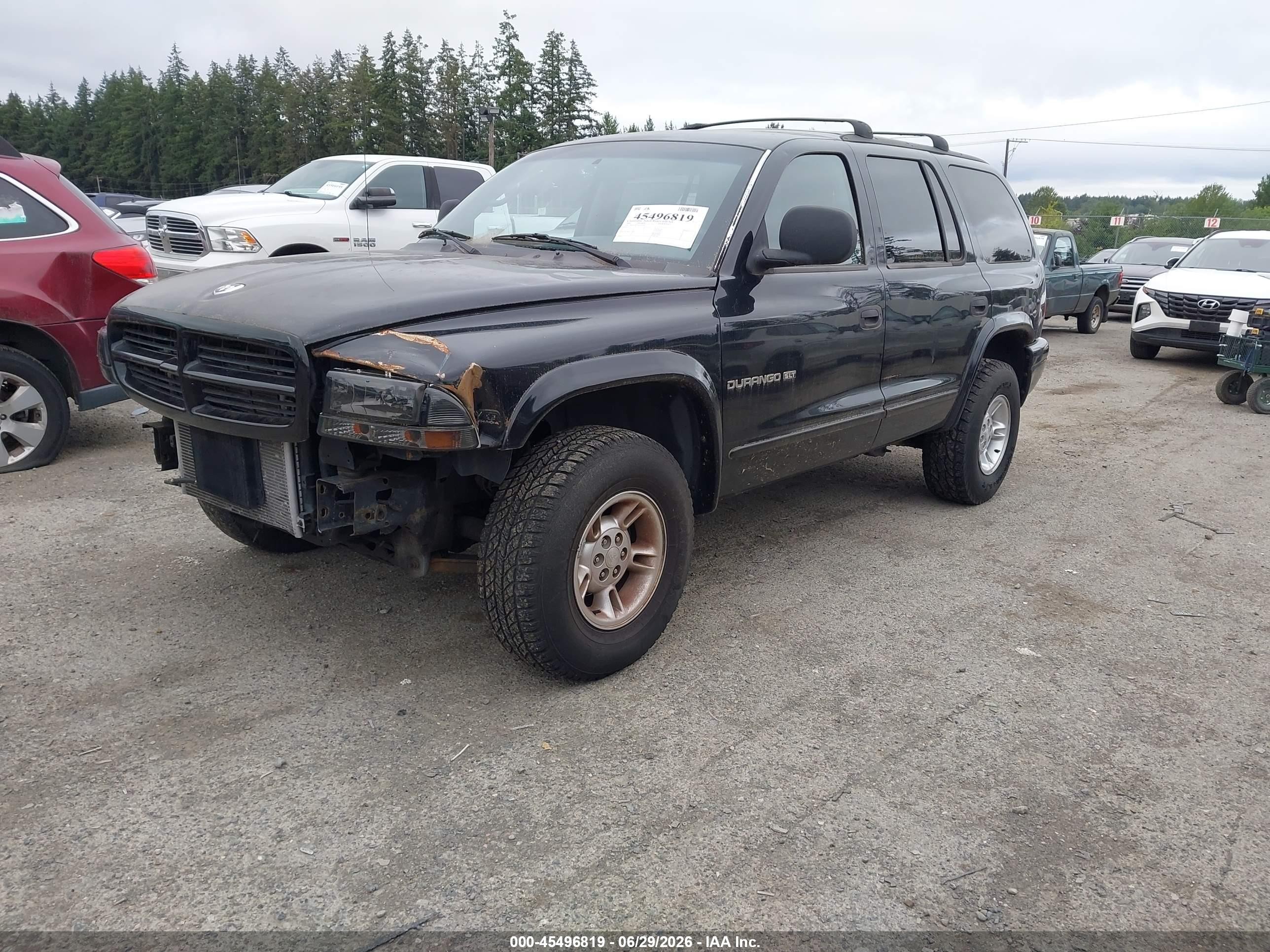 2000 Dodge Durango   Черный vin: 1B4HS28Z3YF134518