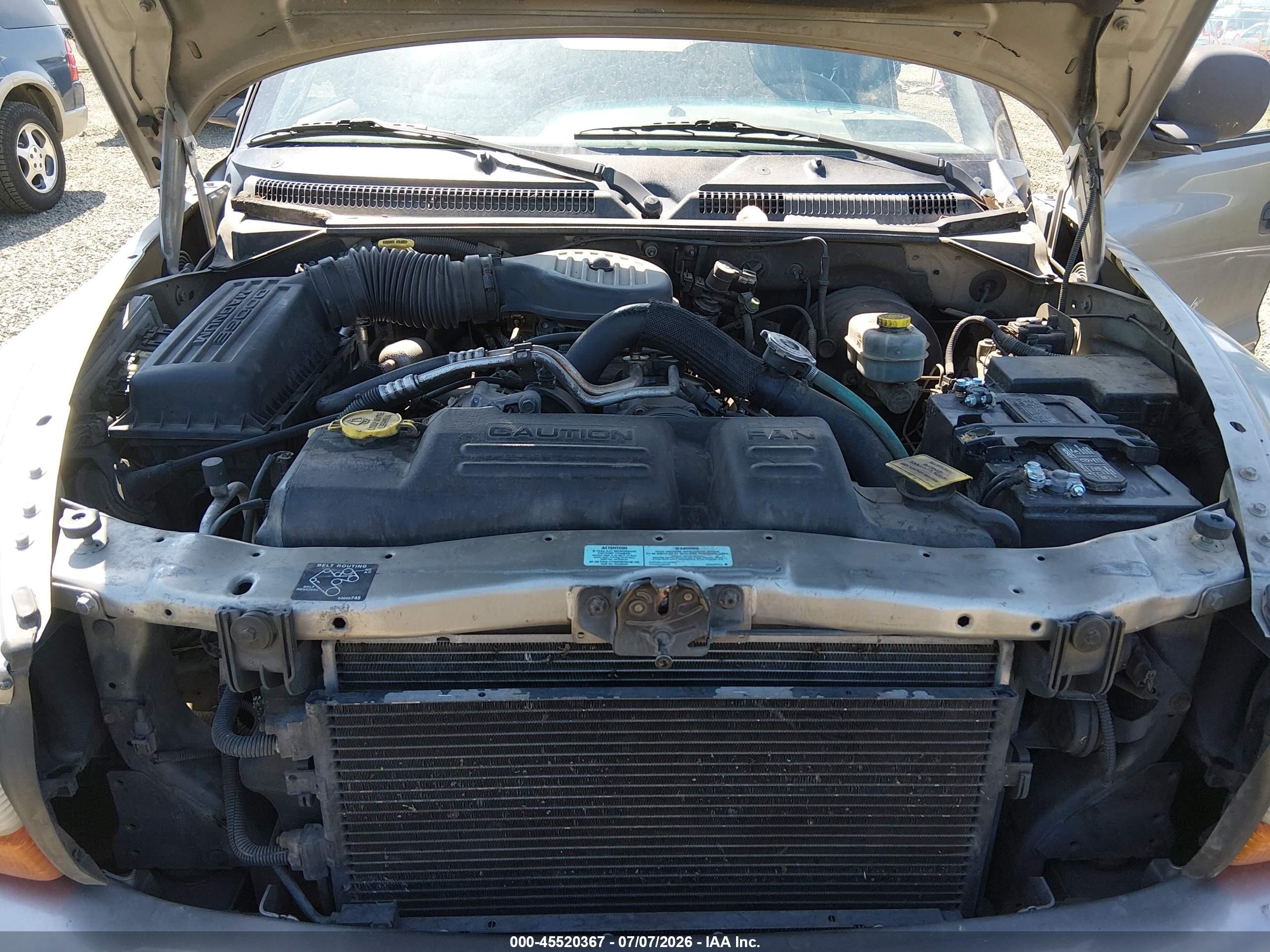 2000 Dodge Durango   Gray vin: 1B4HS28Z4YF240265