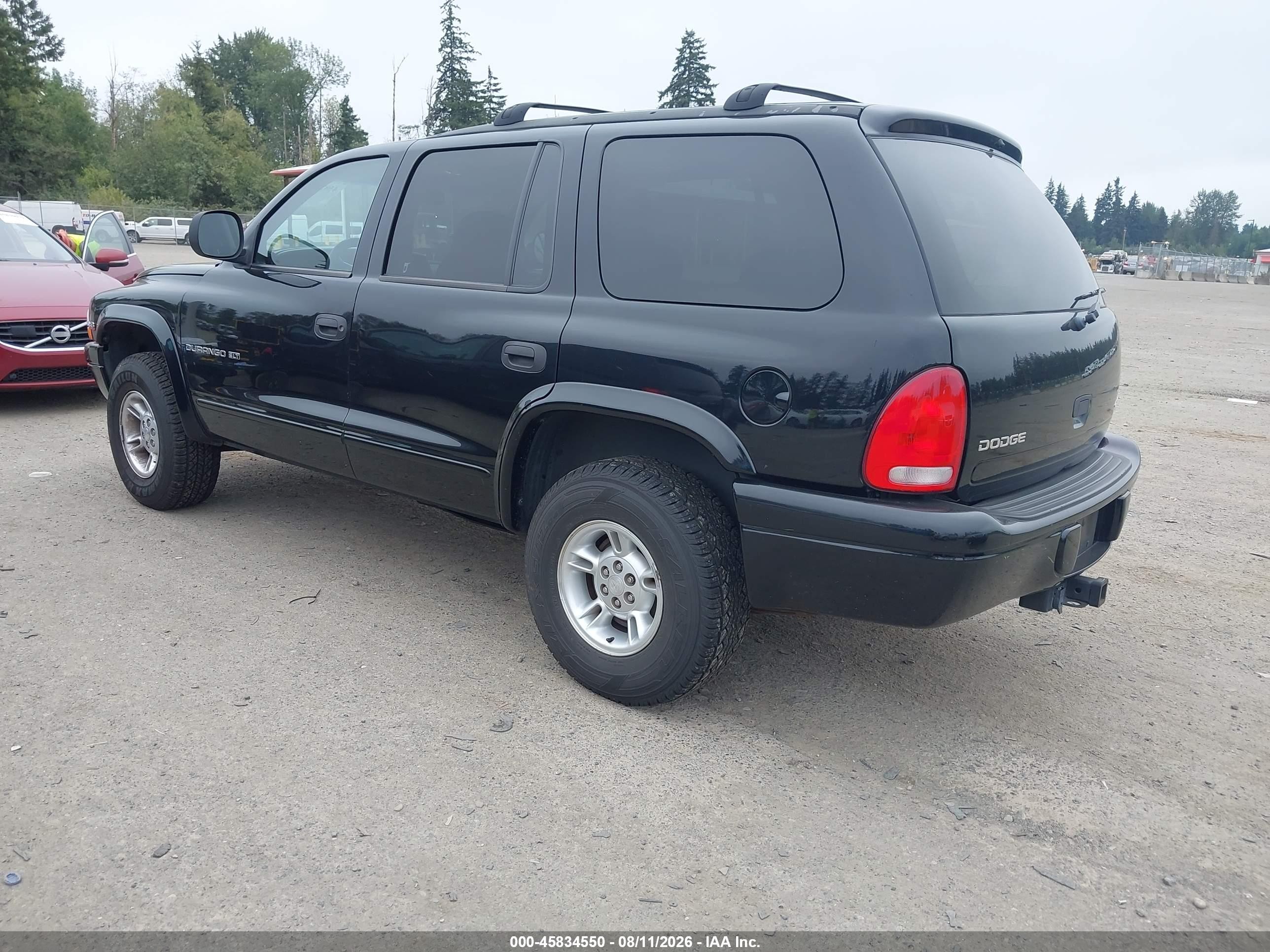 1999 Dodge Durango   Black vin: 1B4HS28Z5XF622304