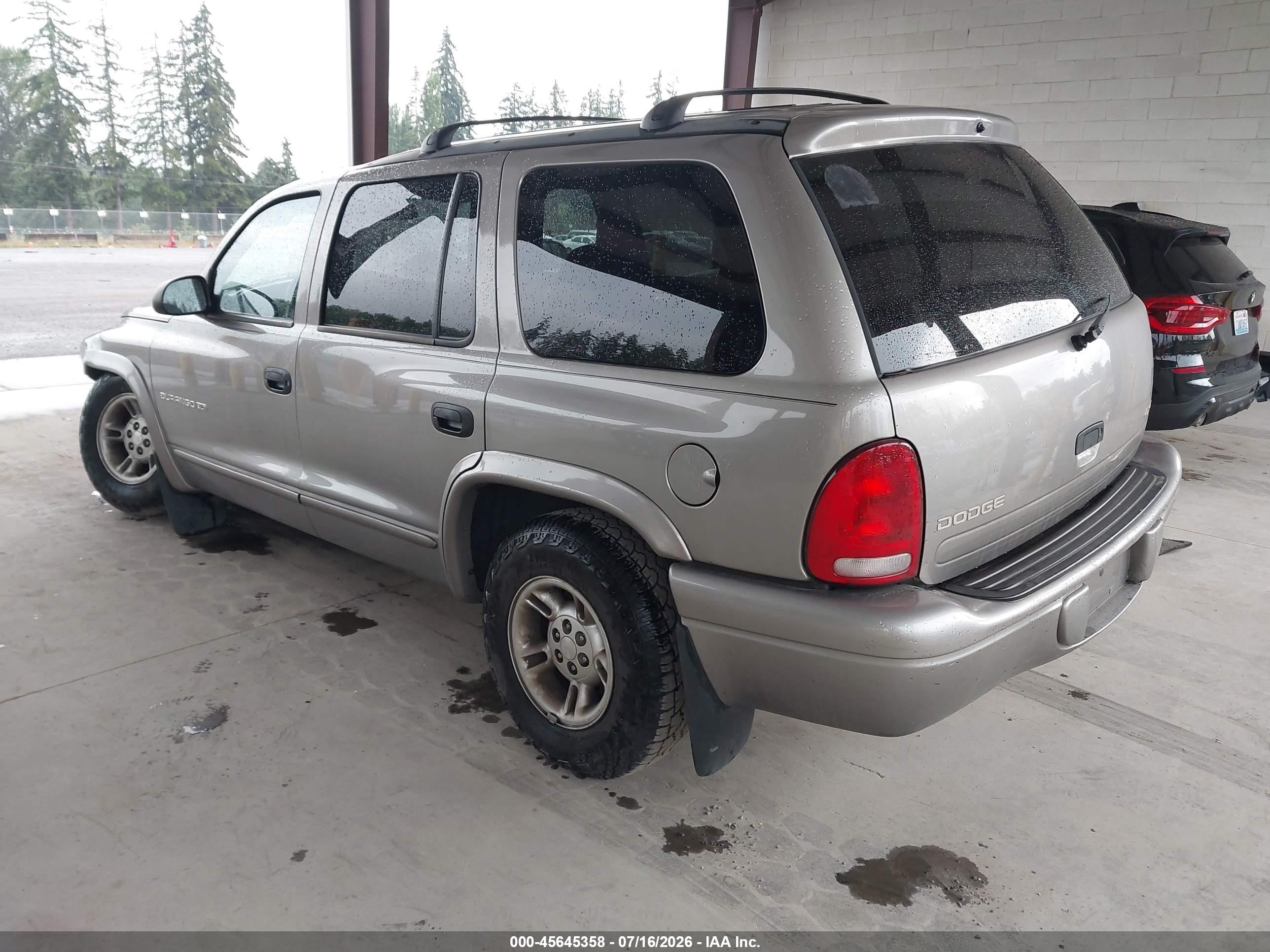 2000 Dodge Durango   Tan vin: 1B4HS28Z5YF108616