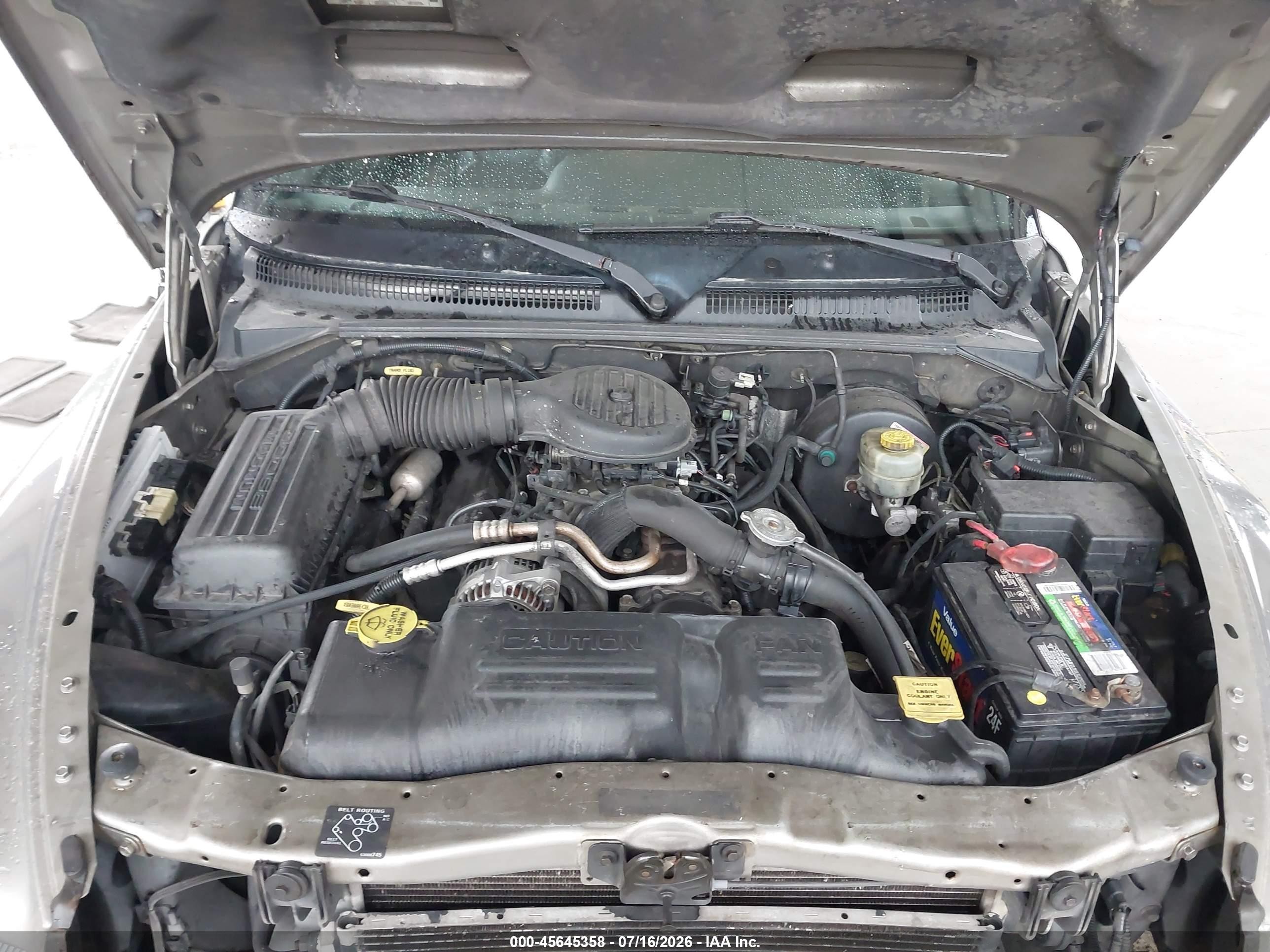 2000 Dodge Durango   Tan vin: 1B4HS28Z5YF108616