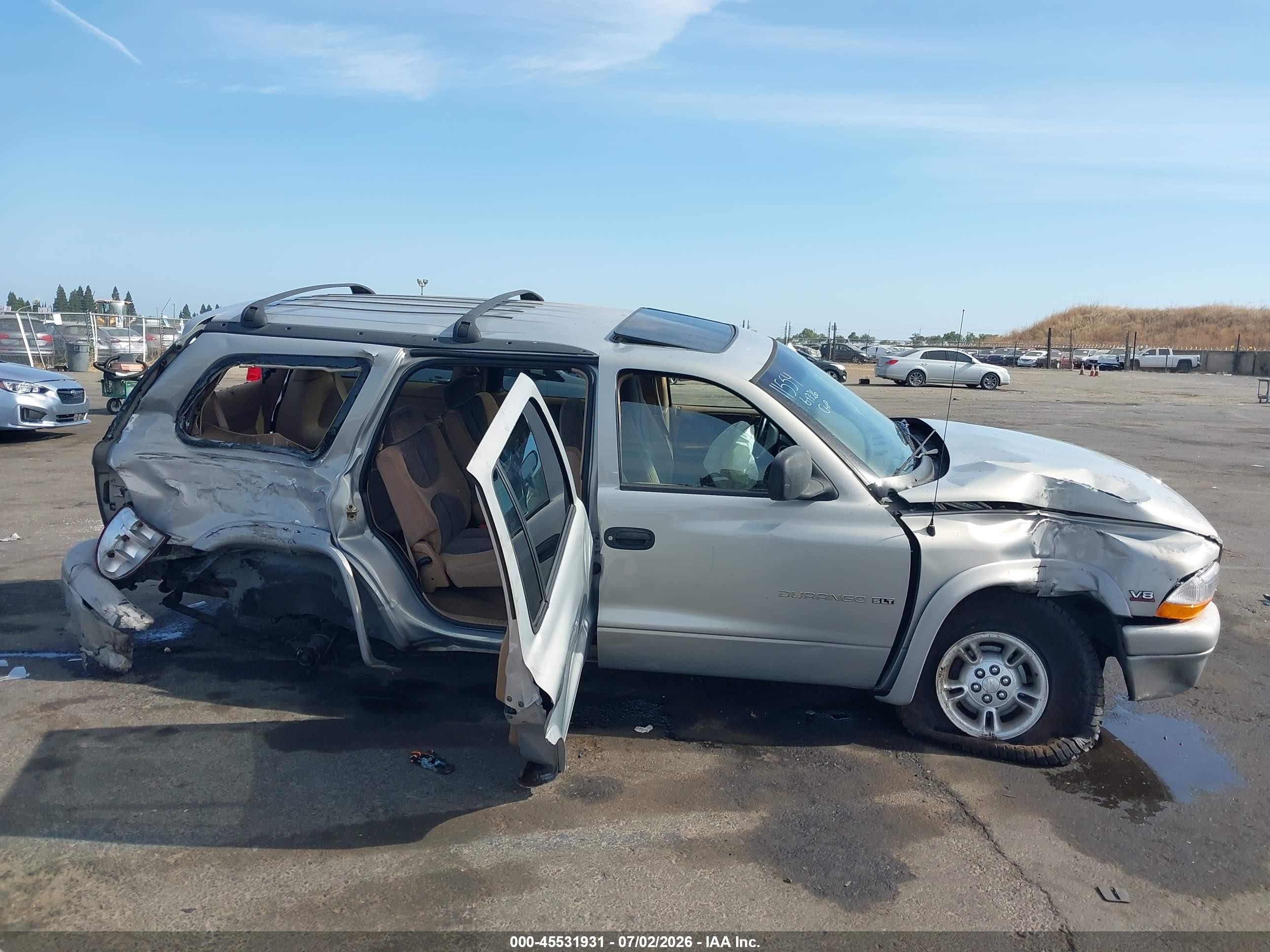 1999 Dodge Durango   Silver vin: 1B4HS28Z7XF512581