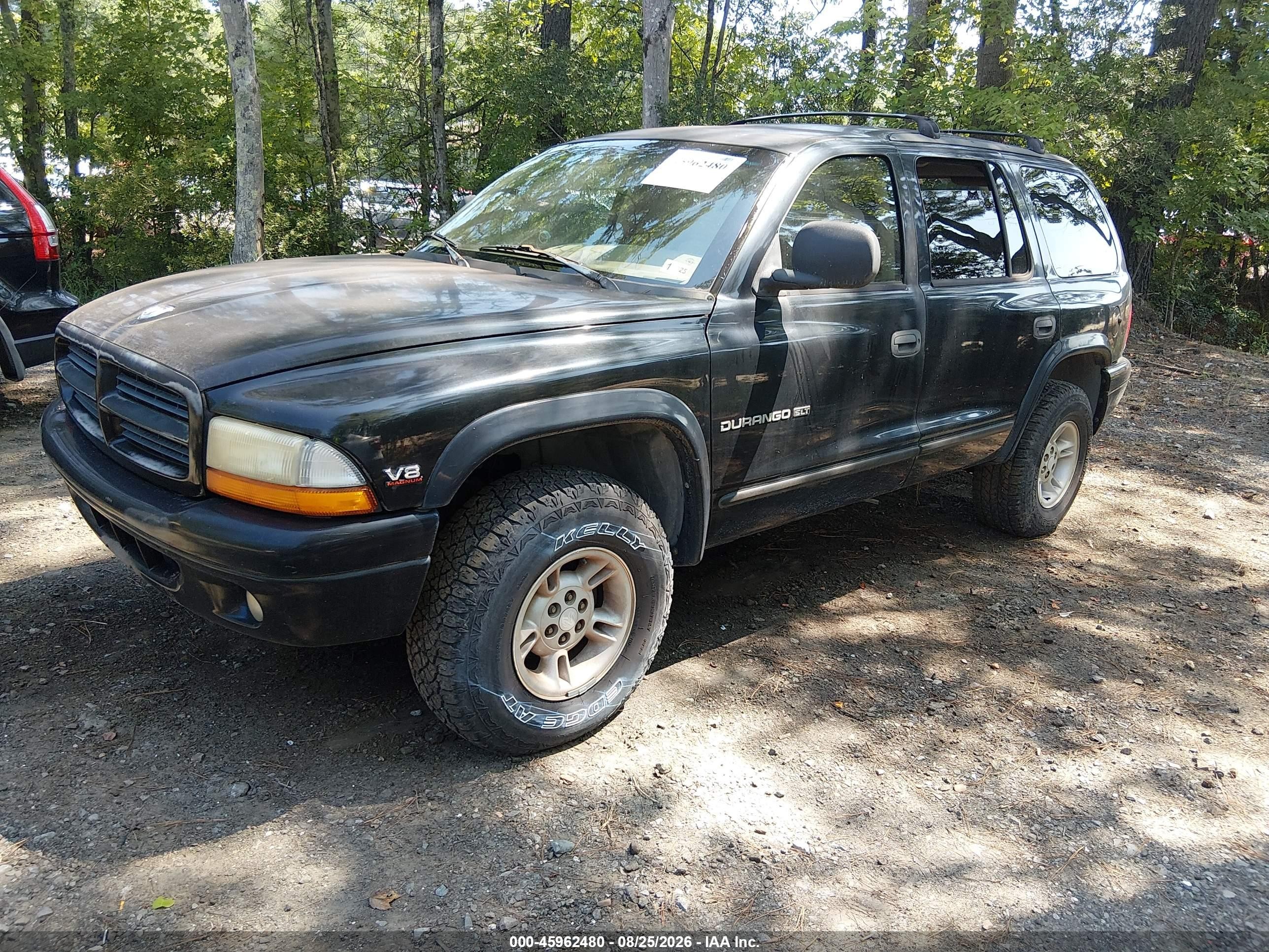 1999 Dodge Durango   Black vin: 1B4HS28Z7XF517943