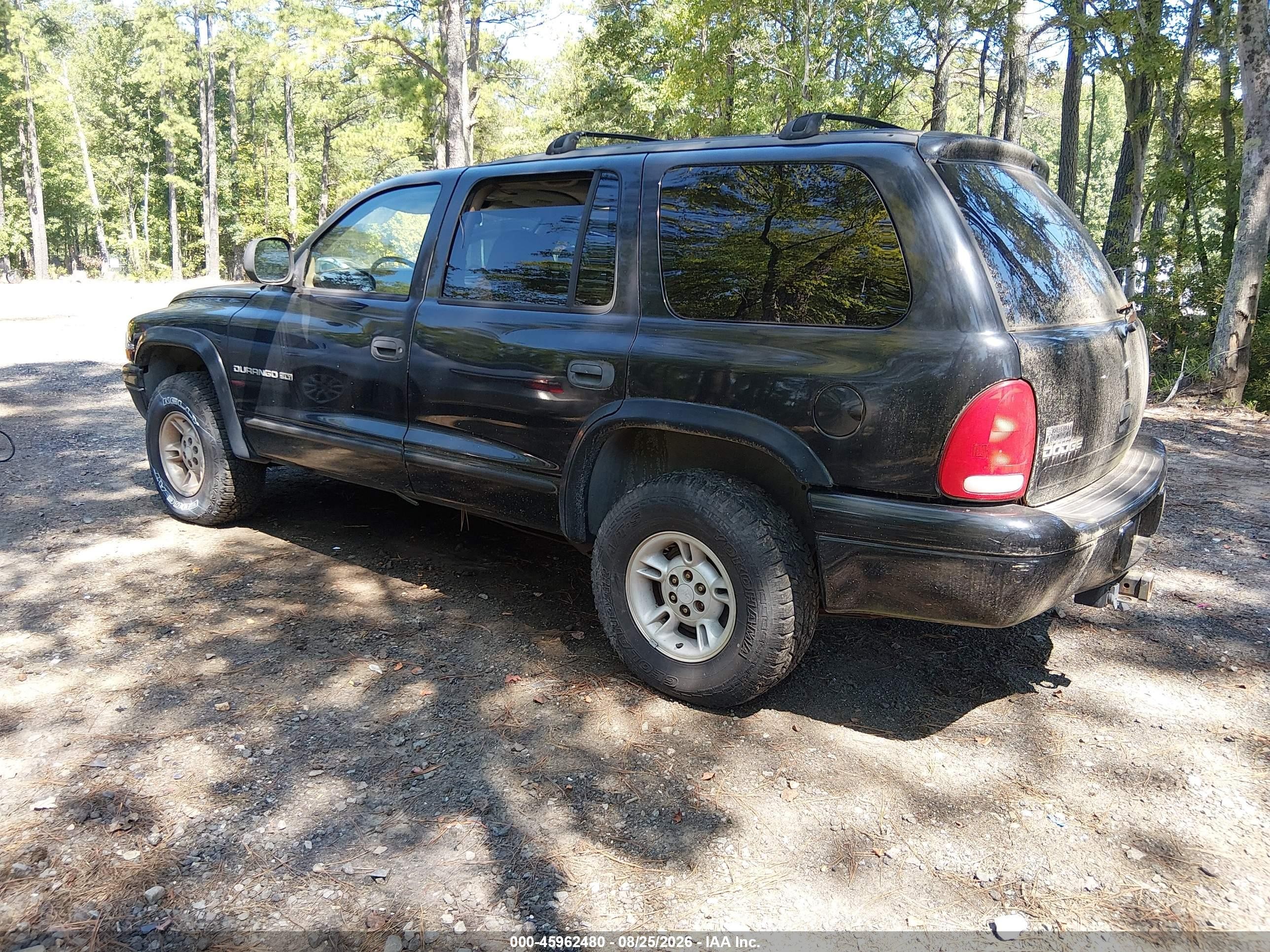1999 Dodge Durango   Black vin: 1B4HS28Z7XF517943