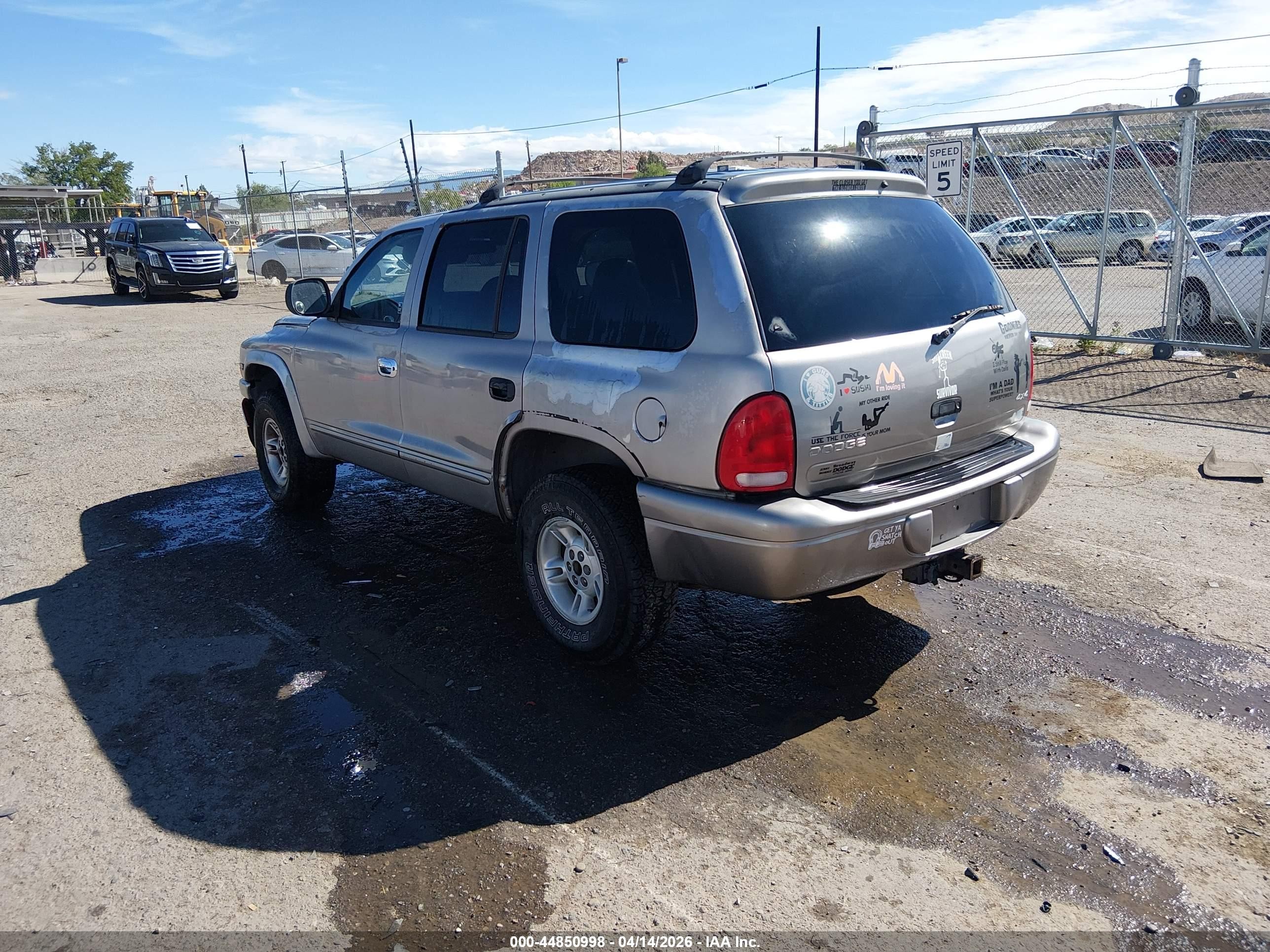 1999 Dodge Durango   Silver vin: 1B4HS28Z7XF564244