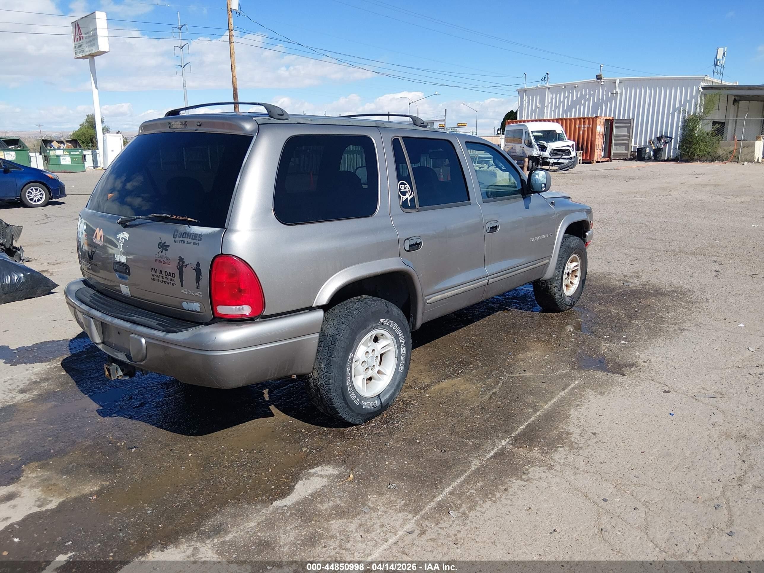 1999 Dodge Durango   Silver vin: 1B4HS28Z7XF564244