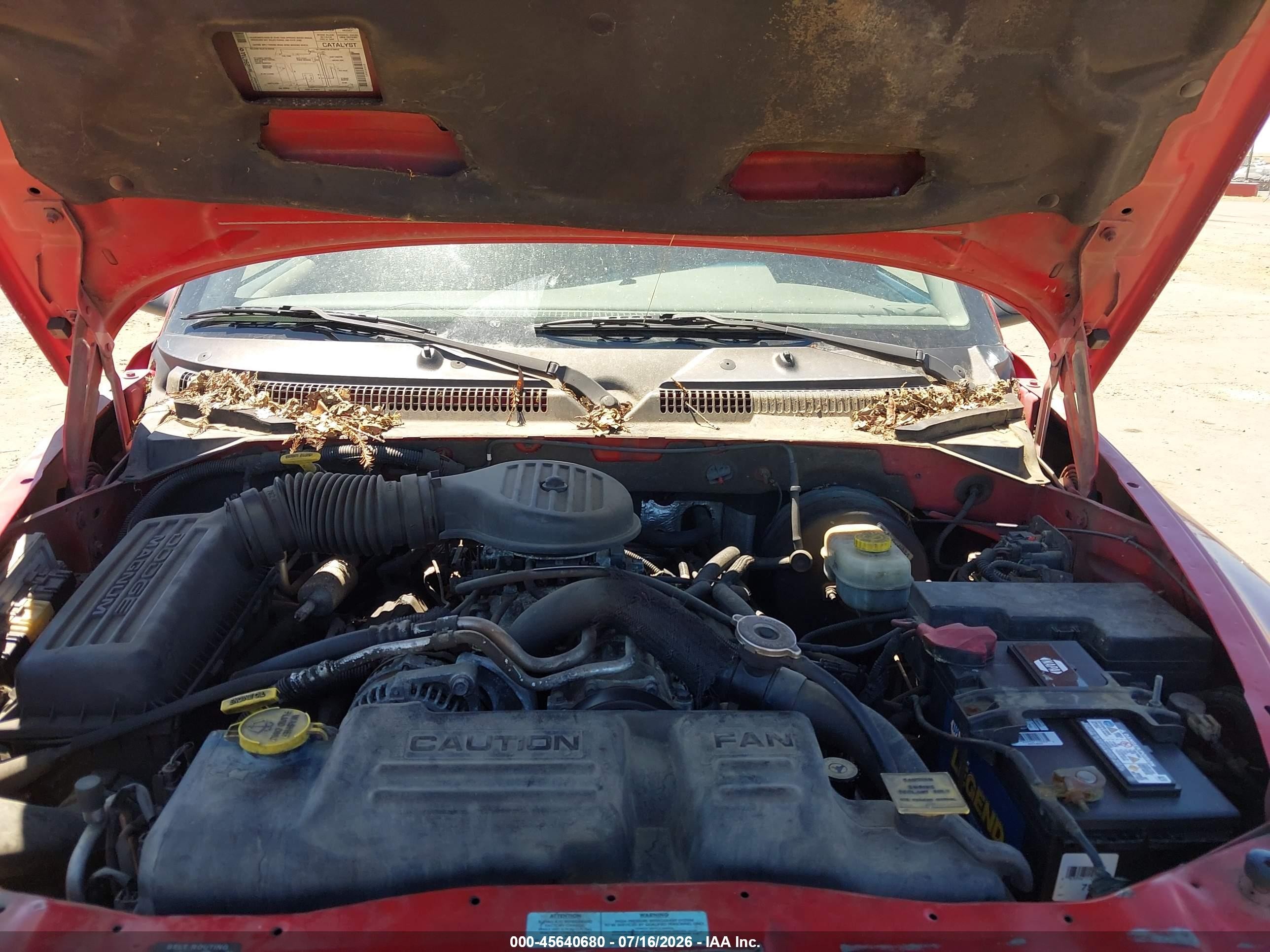 2001 Dodge Durango Slt Red vin: 1B4HS28Z81F585000
