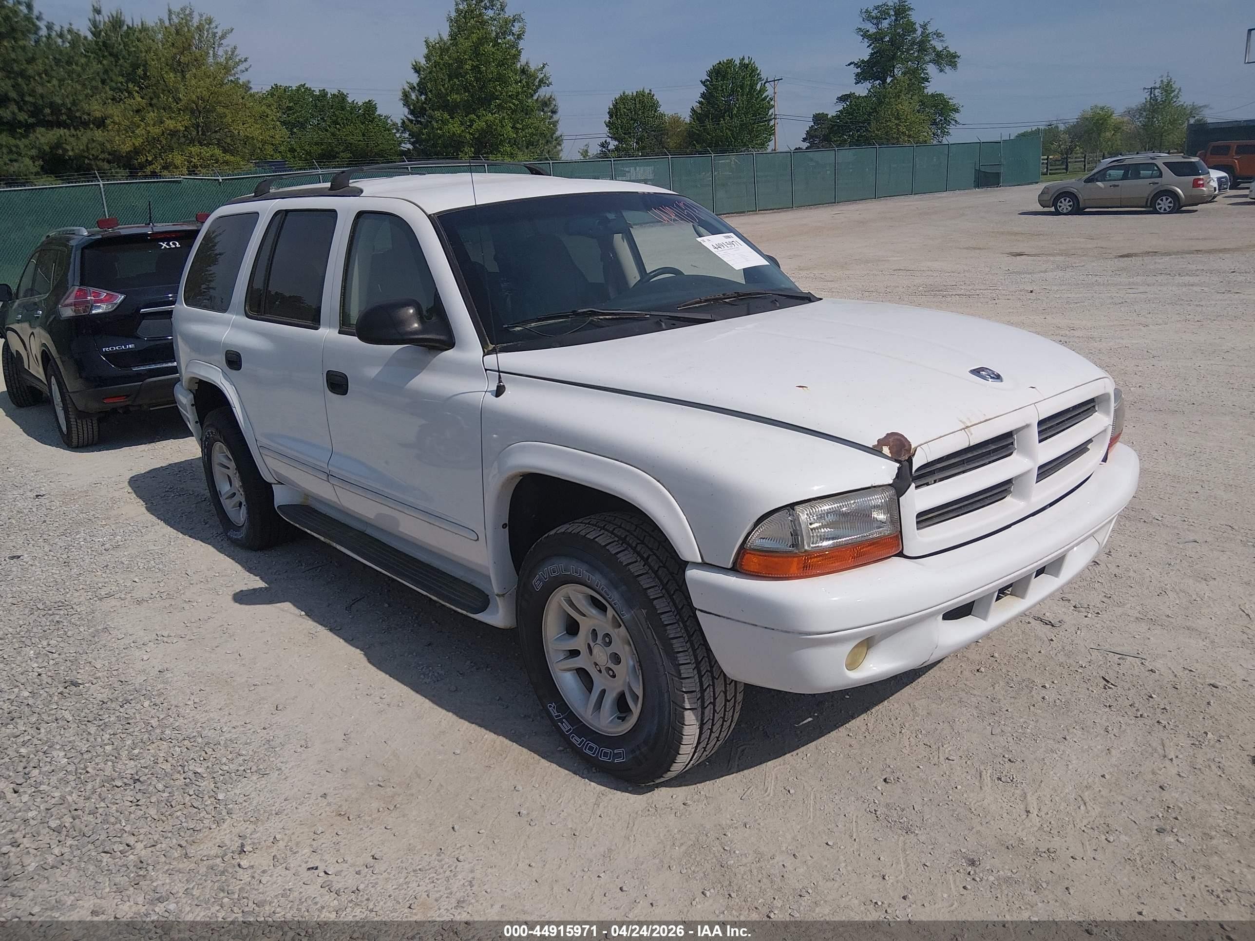 2001 Dodge Durango Slt White vin: 1B4HS28Z81F645700
