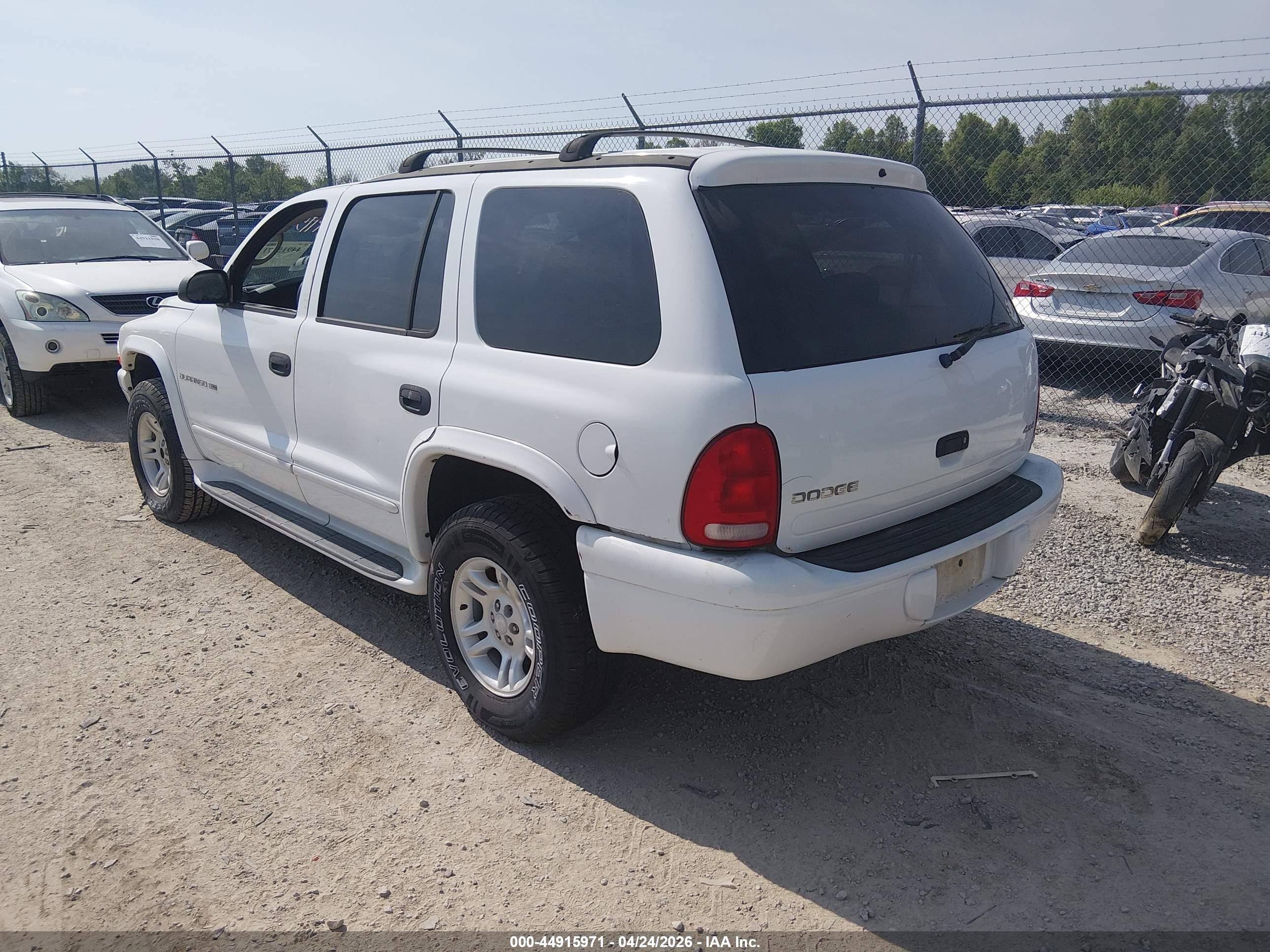 2001 Dodge Durango Slt Белый vin: 1B4HS28Z81F645700