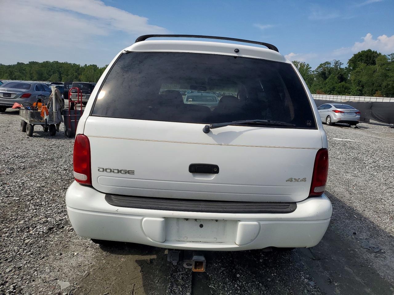 1999 Dodge Durango White vin: 1B4HS28Z8XF649481