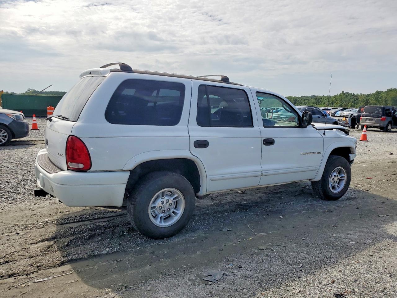 1999 Dodge Durango White vin: 1B4HS28Z8XF649481