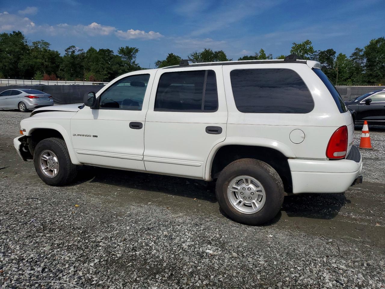 1999 Dodge Durango White vin: 1B4HS28Z8XF649481