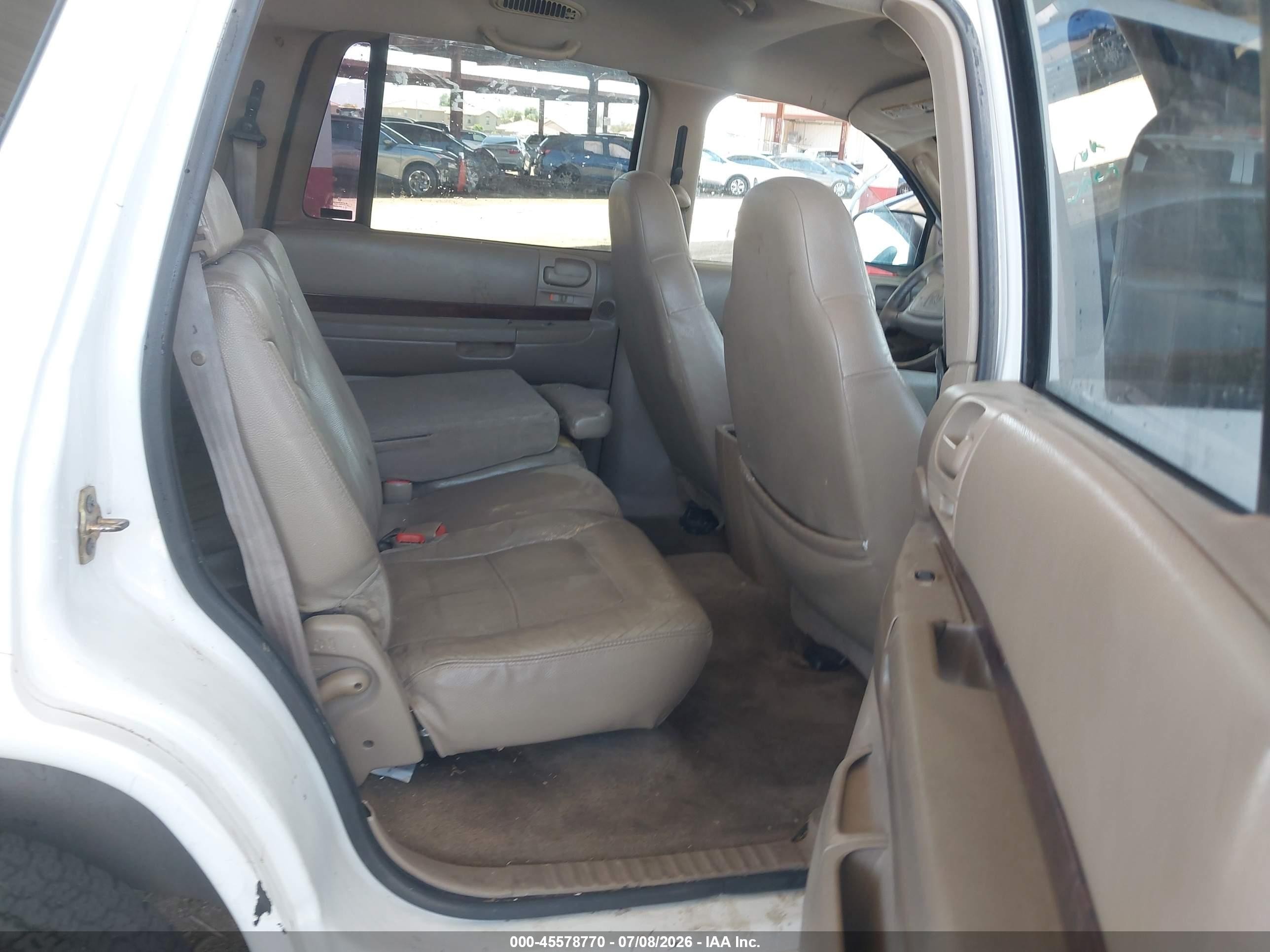 2001 Dodge Durango Slt White vin: 1B4HS28Z91F561529