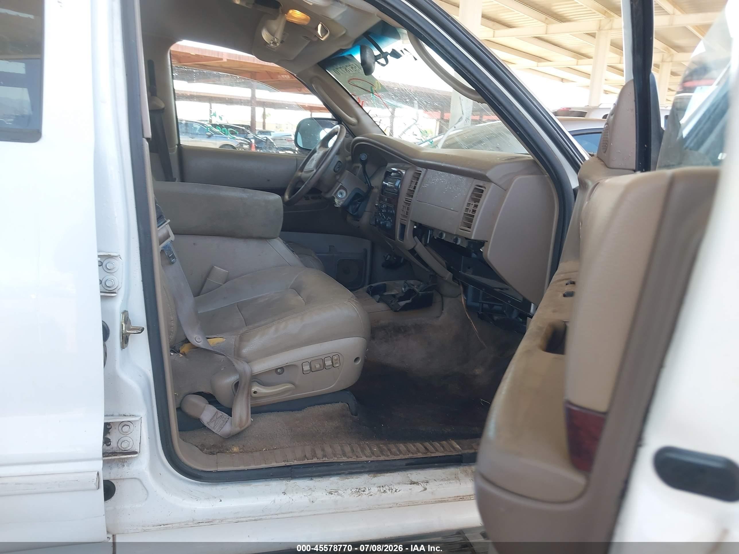 2001 Dodge Durango Slt White vin: 1B4HS28Z91F561529