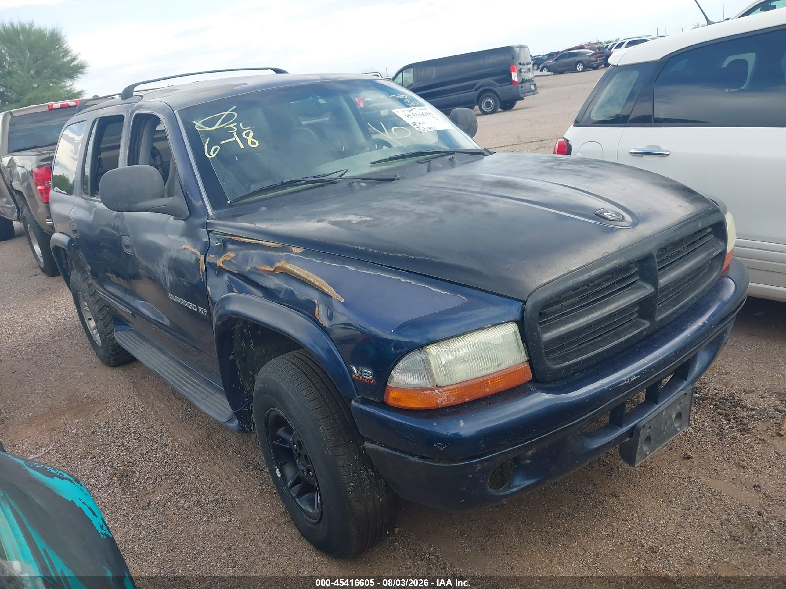 2000 Dodge Durango   Dark Blue vin: 1B4HS28Z9YF209853