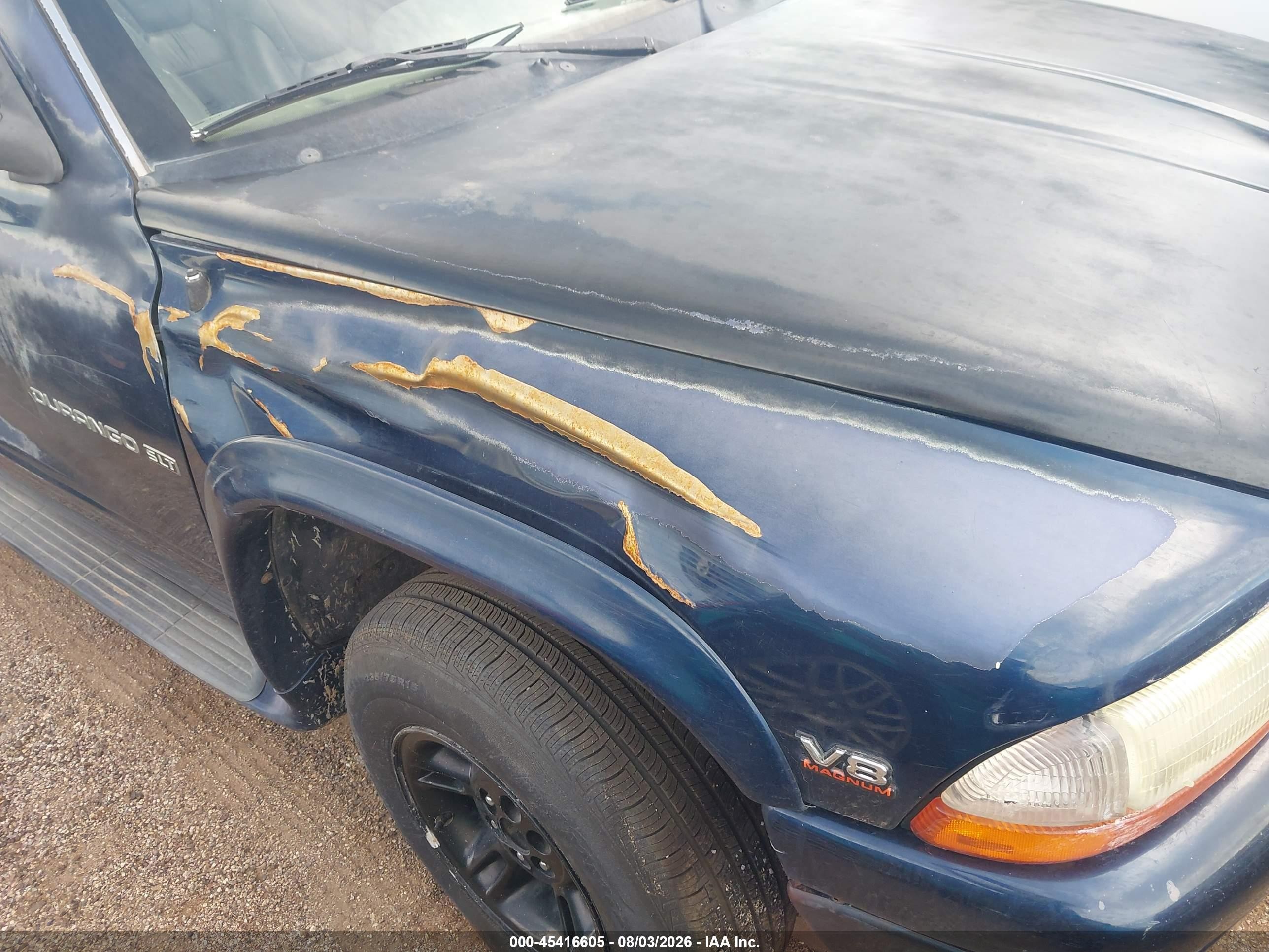 2000 Dodge Durango   Dark Blue vin: 1B4HS28Z9YF209853