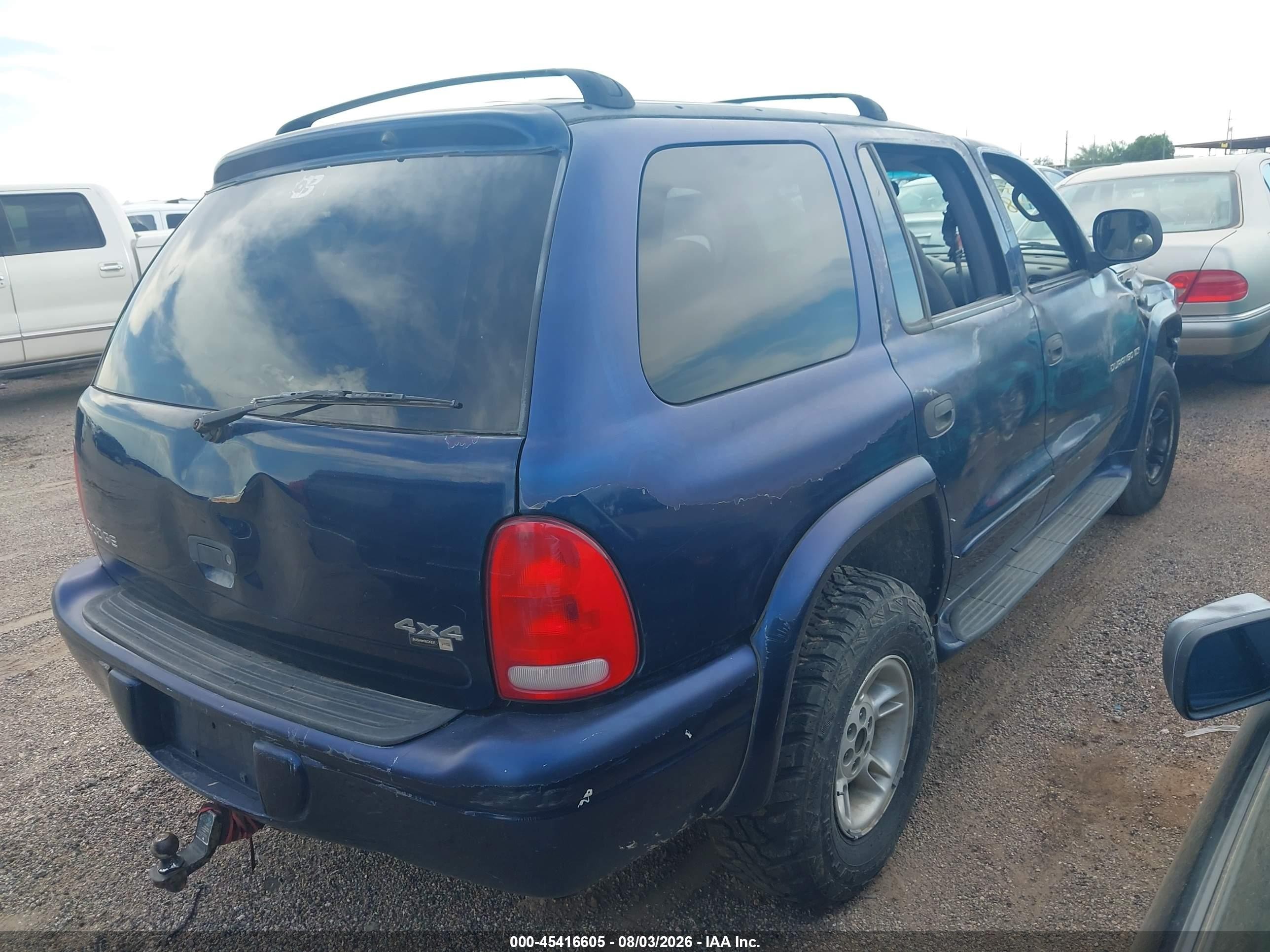 2000 Dodge Durango   Dark Blue vin: 1B4HS28Z9YF209853