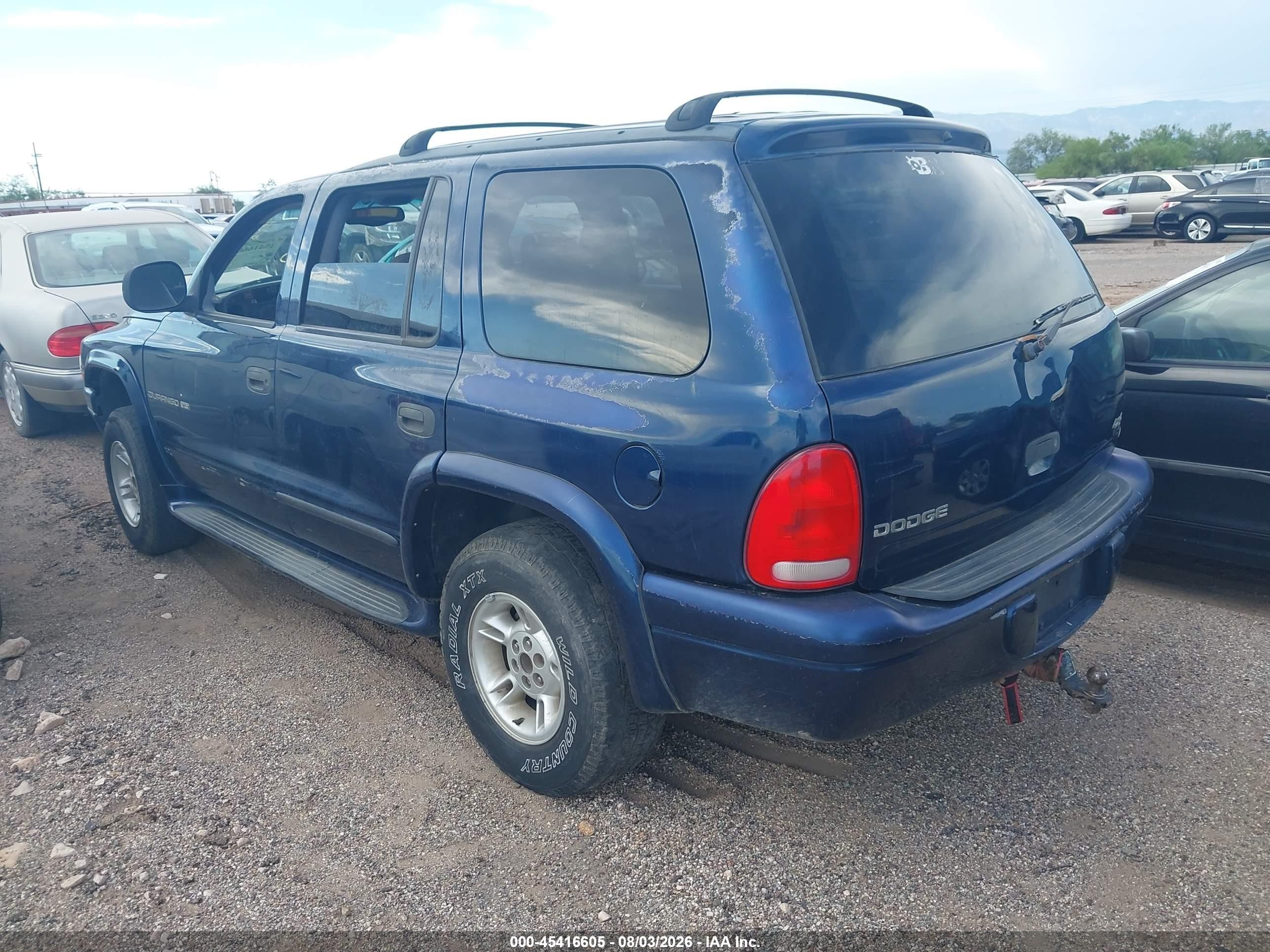 2000 Dodge Durango   Dark Blue vin: 1B4HS28Z9YF209853