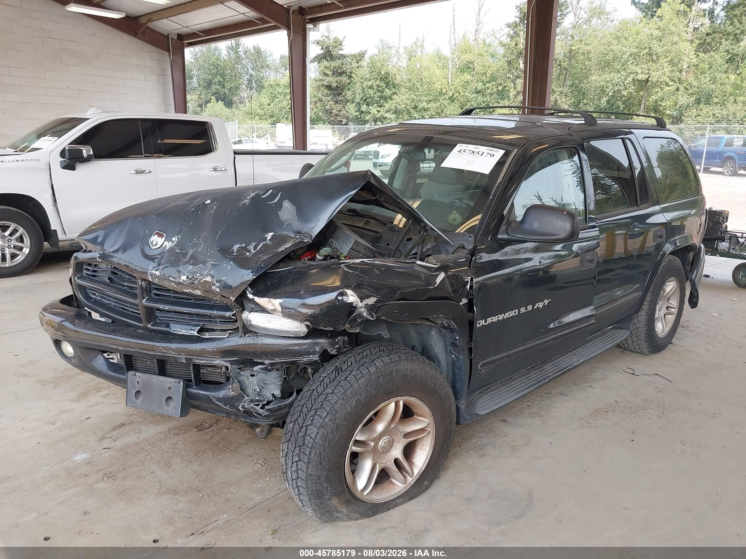2001 Dodge Durango Slt Black vin: 1B4HS28ZX1F558879